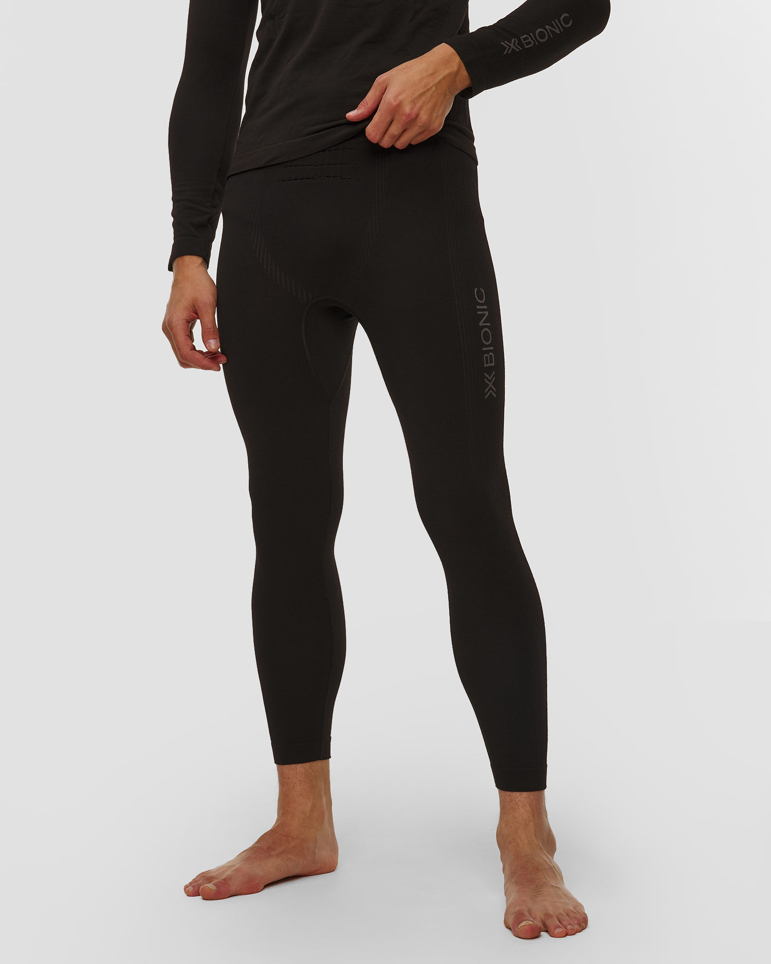 Leginsy termoaktywne męskie X-Bionic Mightywool Pants czarne