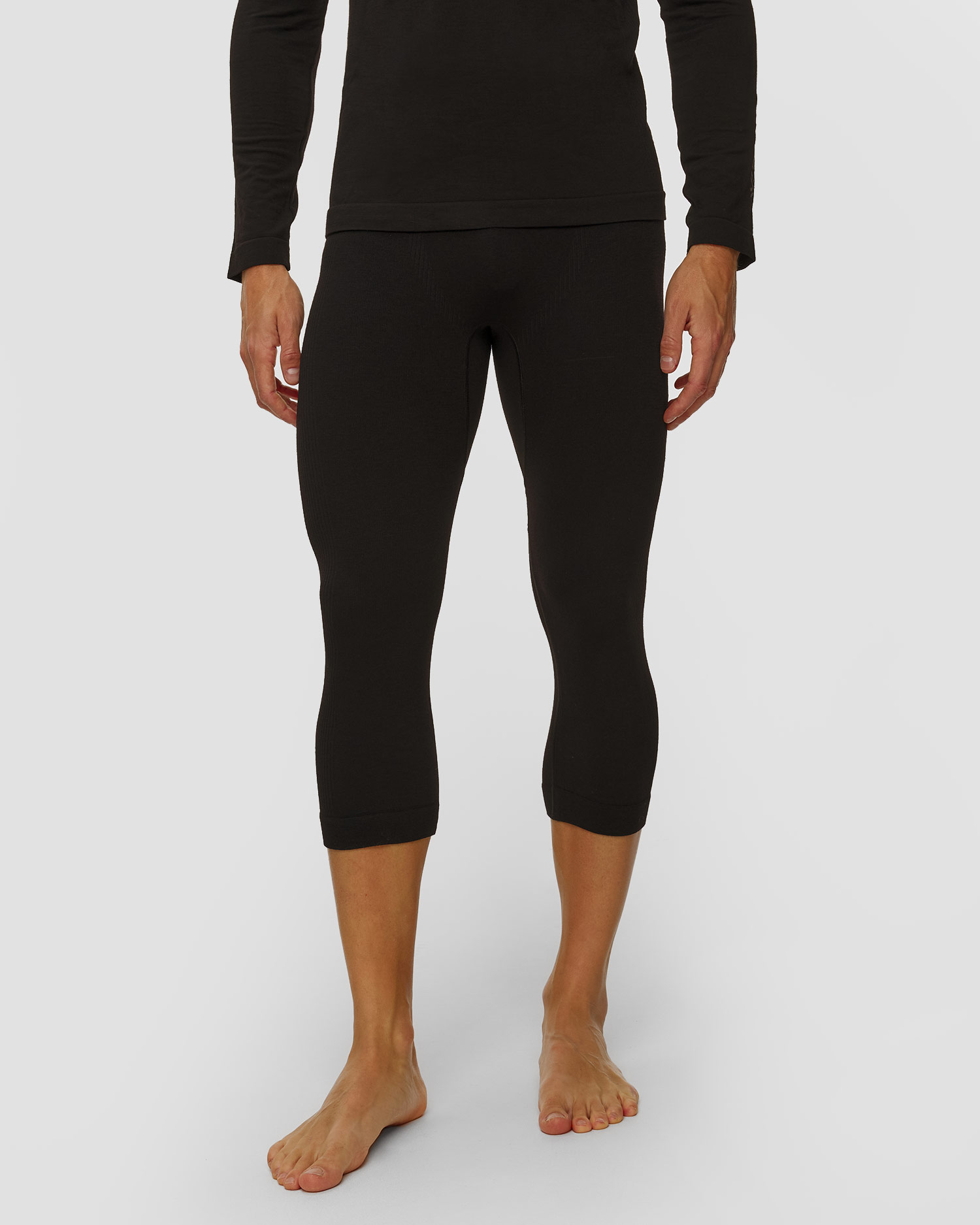 Leginsy termoaktywne 3/4 męskie X-Bionic Mightywool Pants czarne