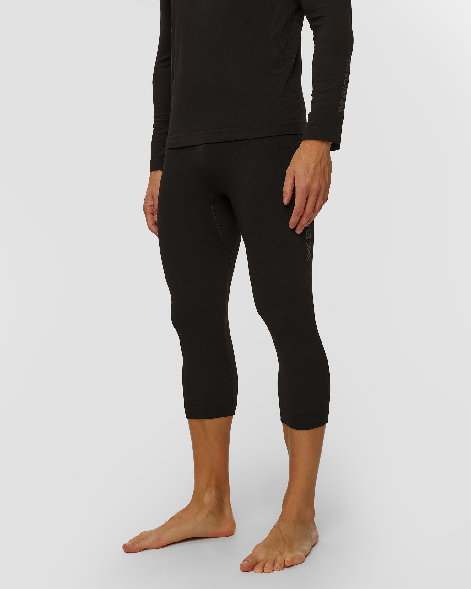 Leginsy termoaktywne 3/4 męskie X-Bionic Mightywool Pants czarne