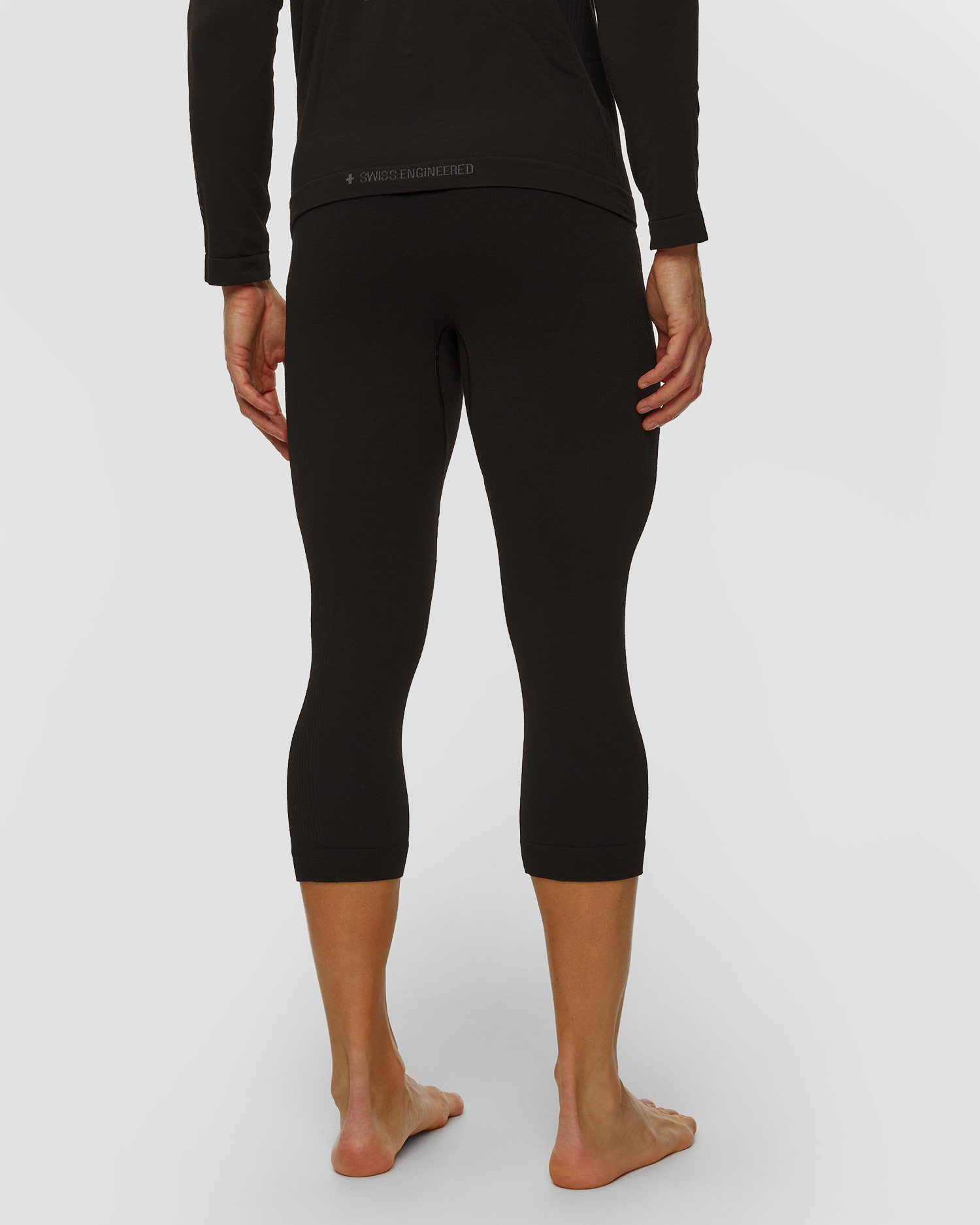 Leginsy termoaktywne 3/4 męskie X-Bionic Mightywool Pants czarne