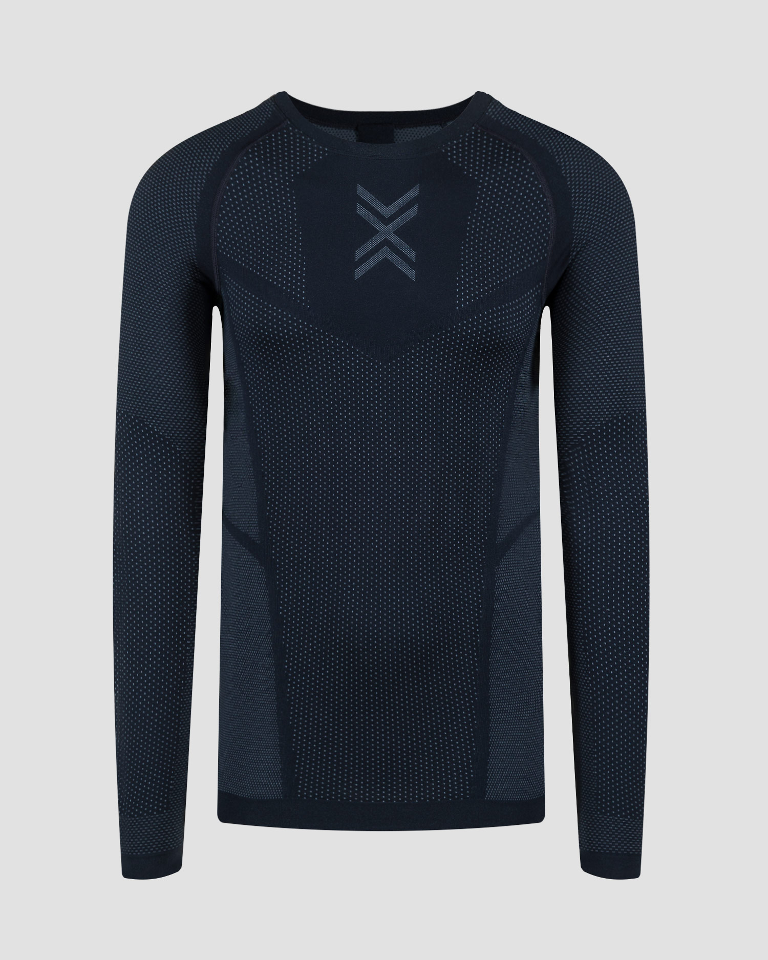 Tricou de alergare cu mânecă lungă pentru bărbați X-Bionic Xceed Run Shirt LS bleumarin