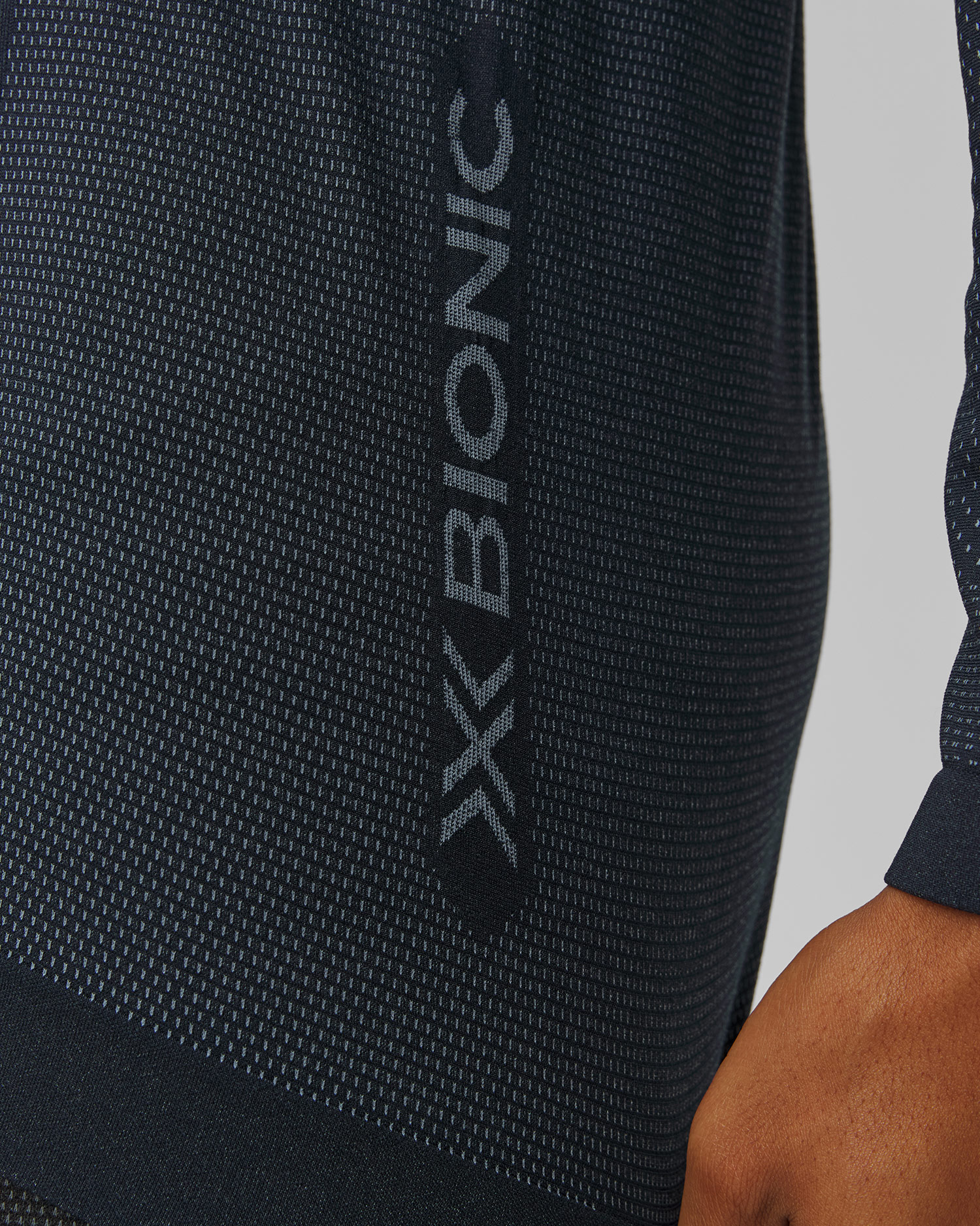 Tricou de alergare cu mânecă lungă pentru bărbați X-Bionic Xceed Run Shirt LS bleumarin