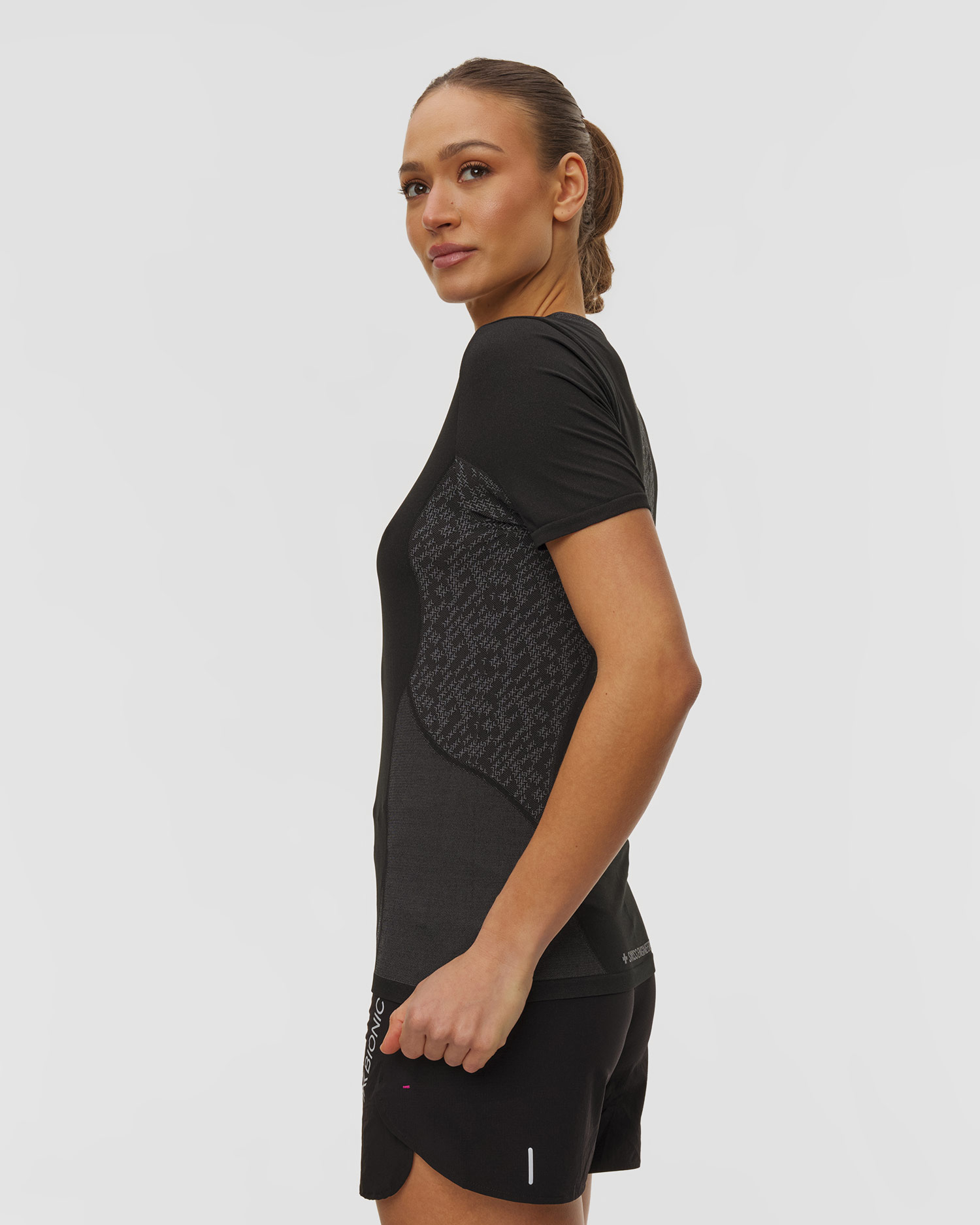 Dámske bežecké tričko X-Bionic Xceed Run Discover Shirt čierne