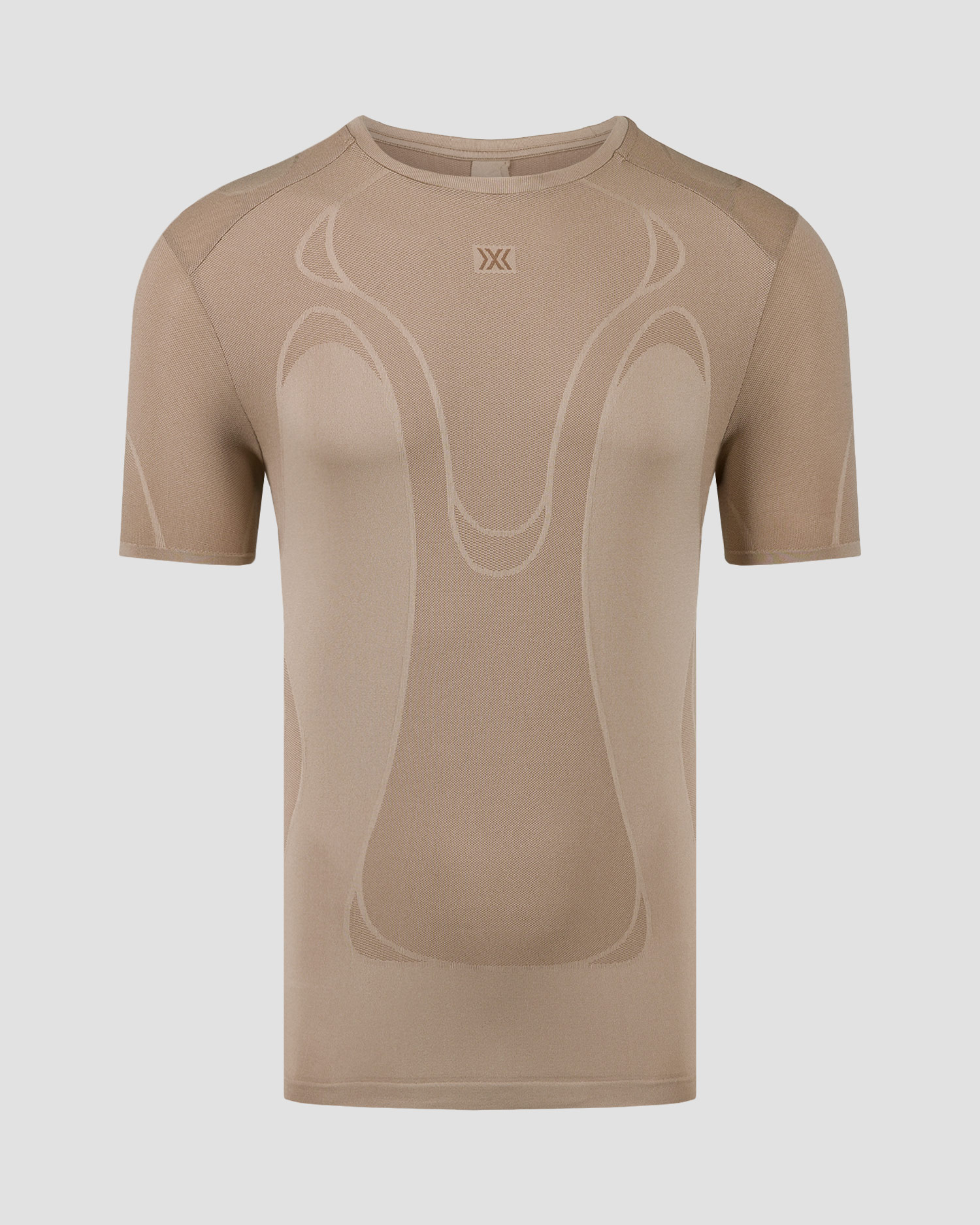 Maglietta da corsa da uomo X-Bionic Xceed Run Perform Shirt beige