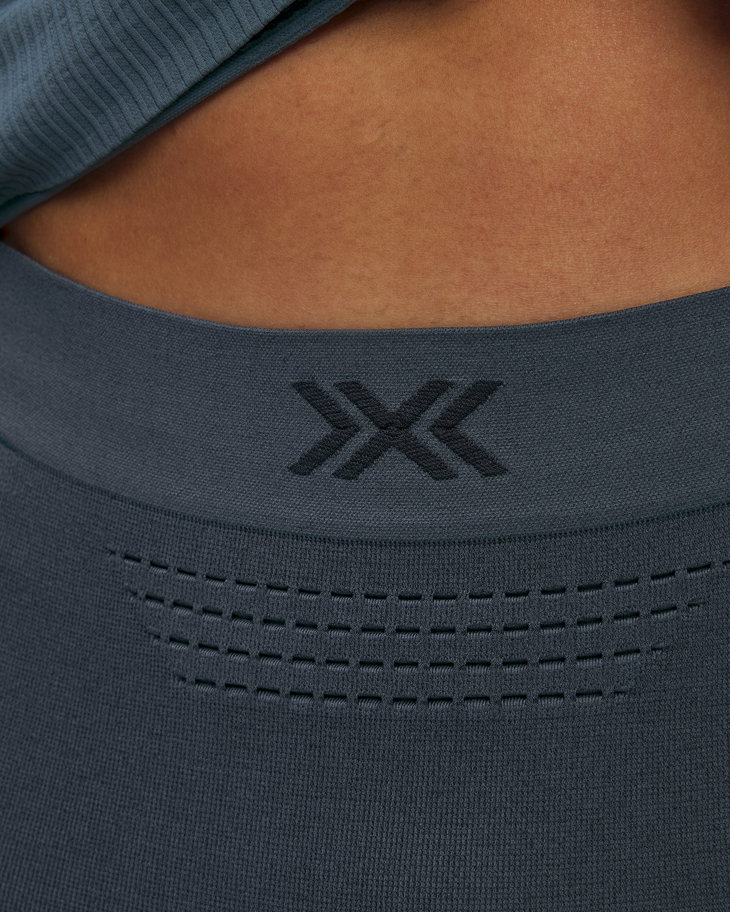 Pantaloni scurți de alergare pentru bărbați X-Bionic Xceed Run Short Tights albaștri