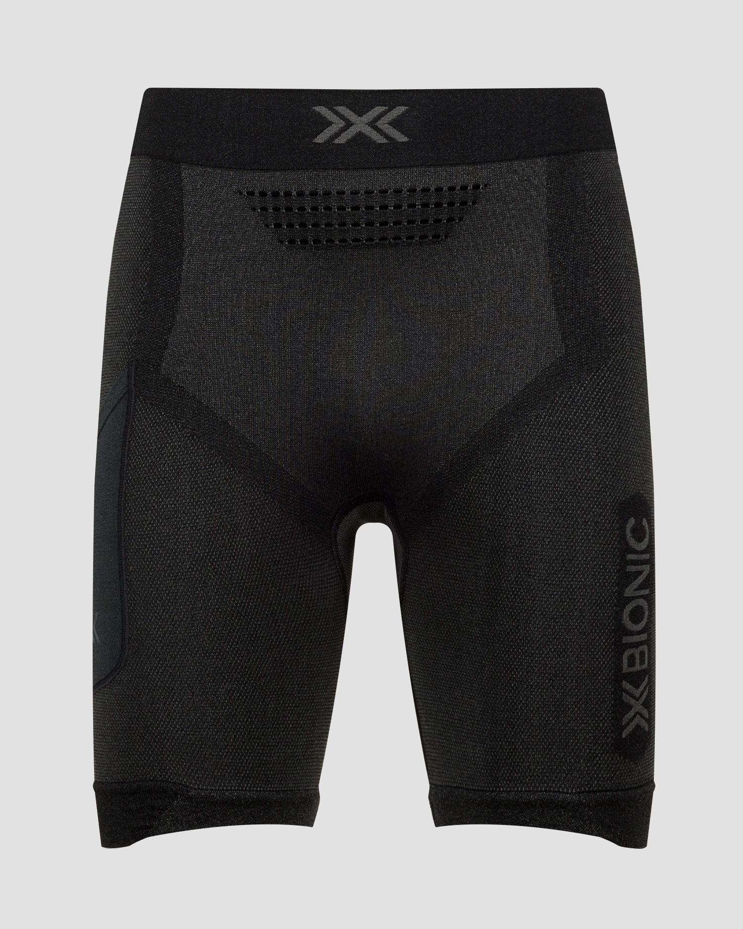 Pantaloni scurți de alergare pentru bărbați X-Bionic Xceed Run Short Tights negru-gri