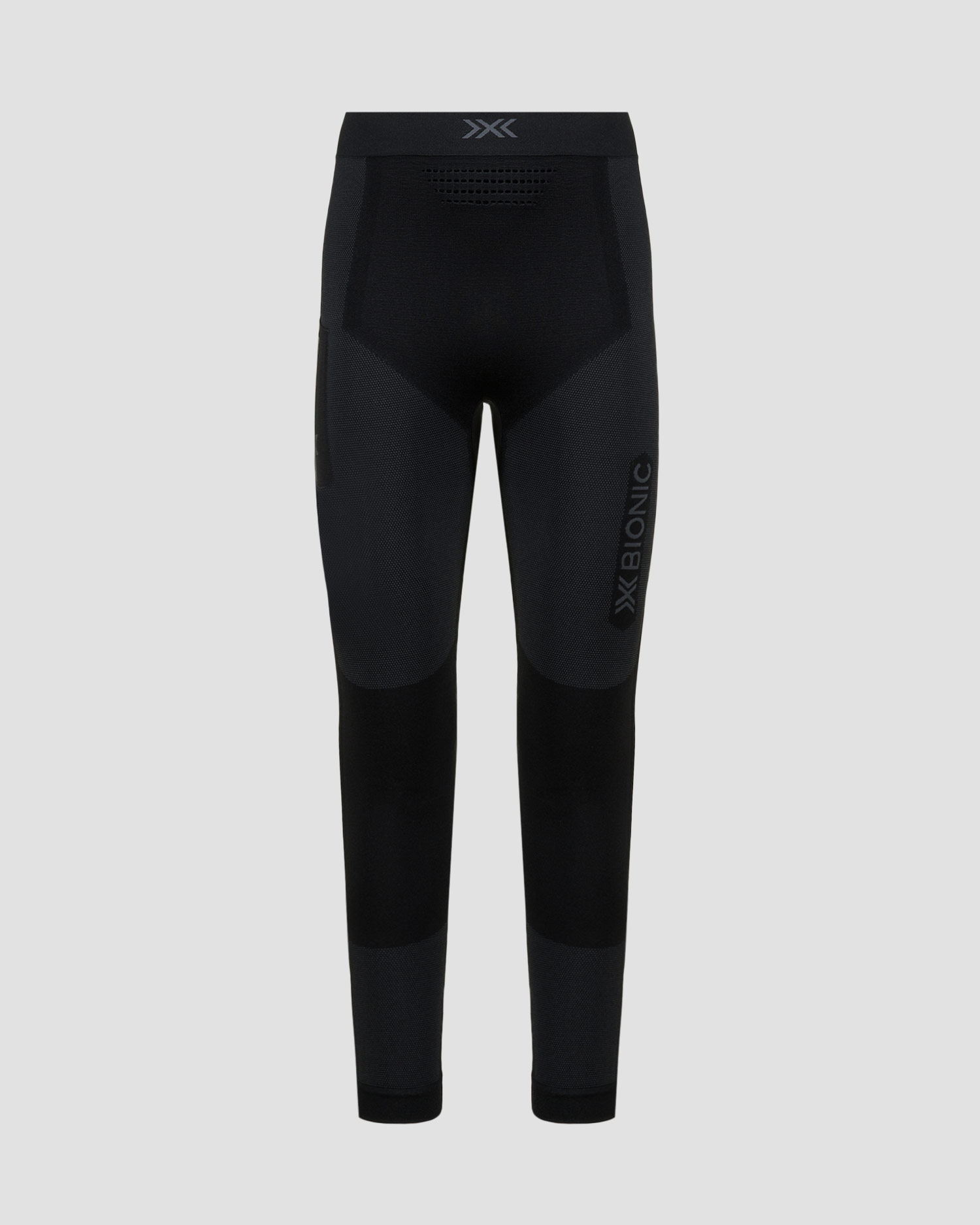 Colanți de alergare pentru bărbați X-Bionic Xceed Run Long Tights negru-gri
