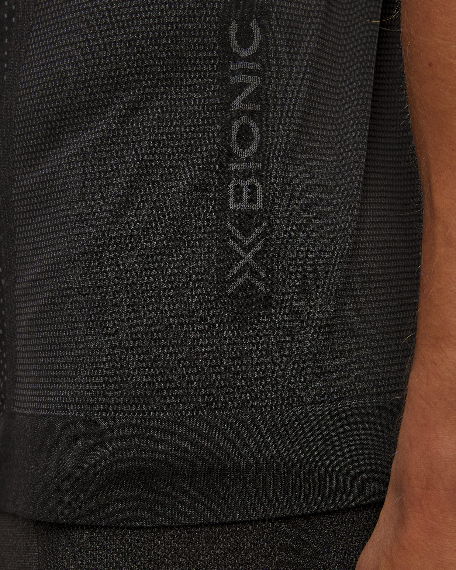 Tricou de alergare pentru bărbați X-Bionic Xceed Run Shirt negru-gri