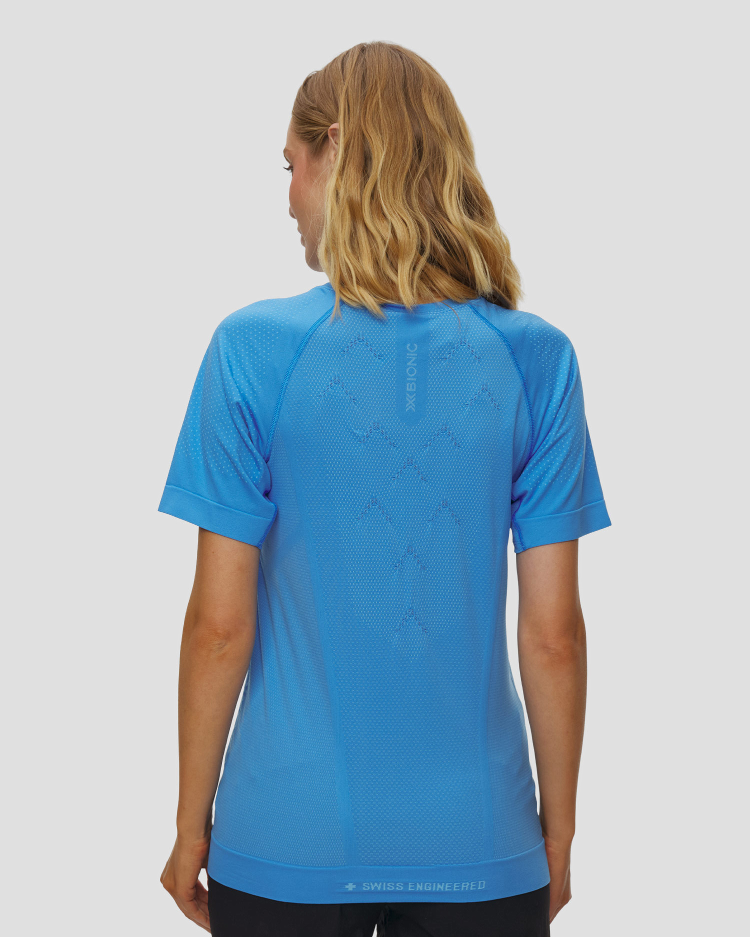 Dámska bežecká tričko X-Bionic Xceed Run Shirt SS modrá