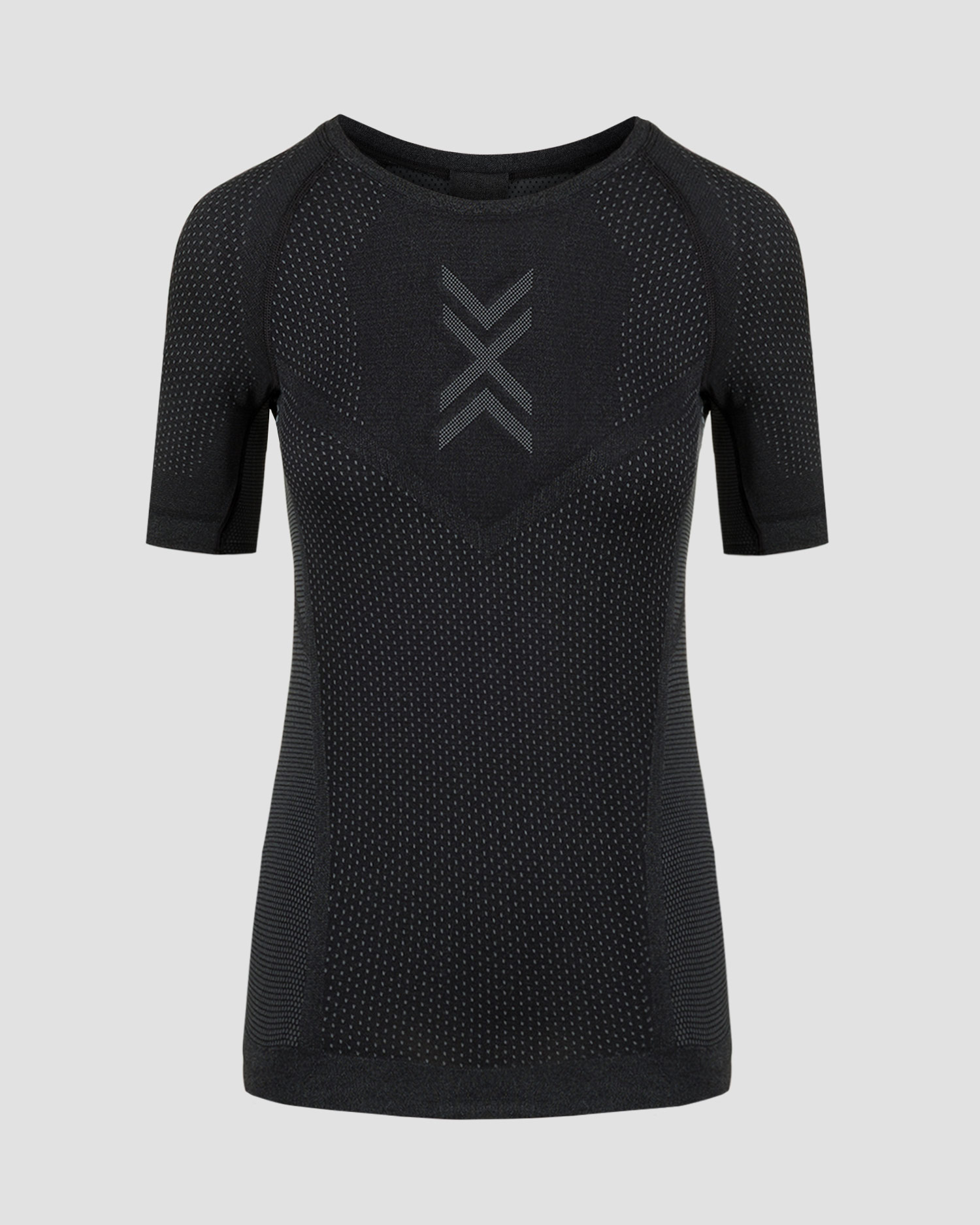 X-Bionic Xceed Run Shirt Laufshirt für Damen in Grau und Schwarz