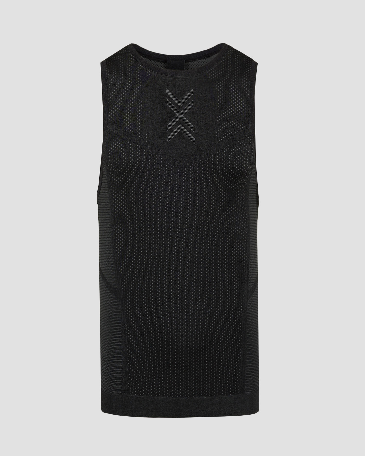 Singletă de alergare pentru bărbați X-Bionic Xceed Run Tank Top negru-gri