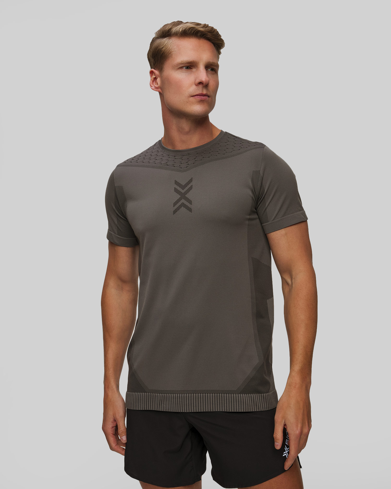 Pánské sportovní tričko X-Bionic X-Ential Shirt v Šedé Barvě