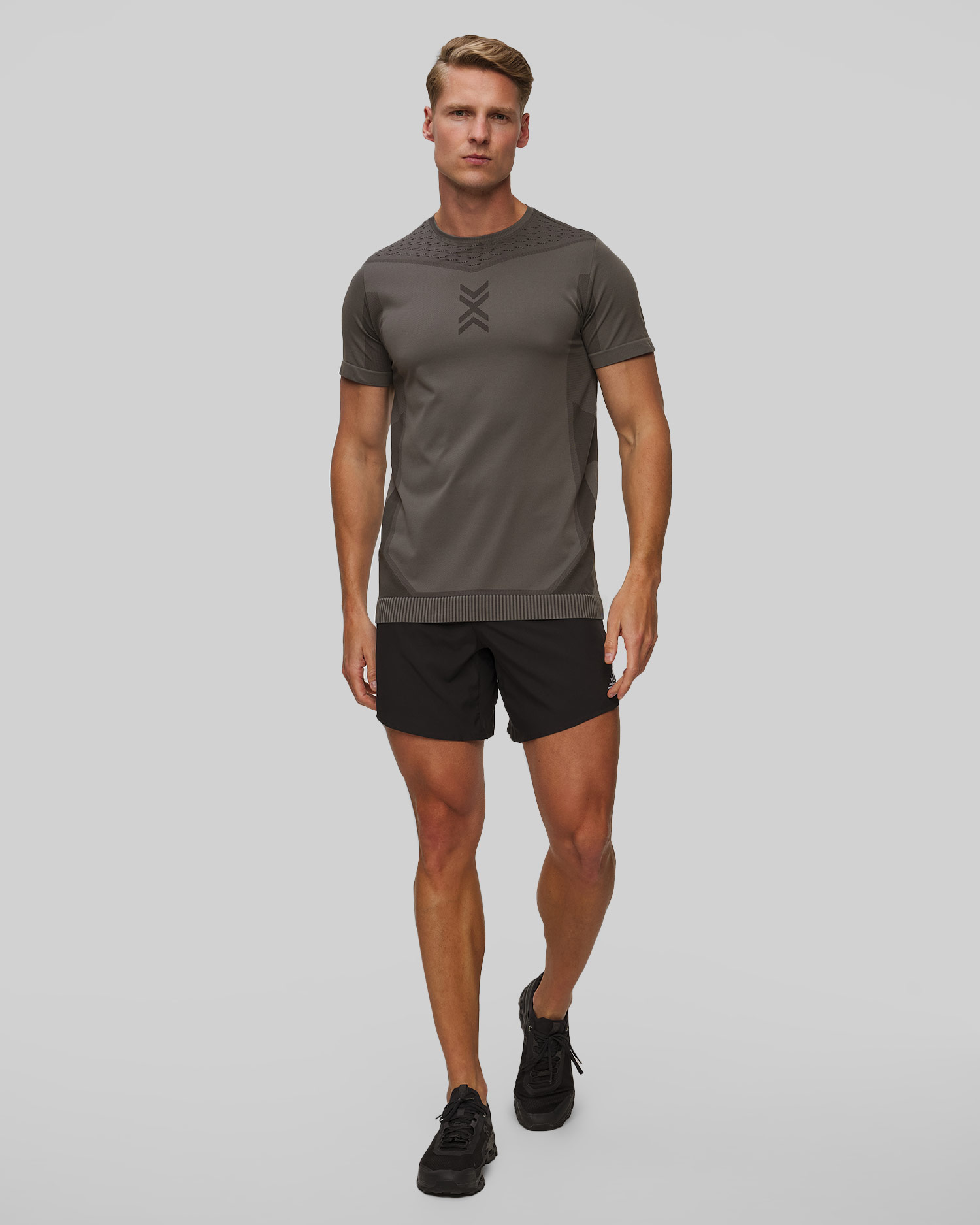 Pánské sportovní tričko X-Bionic X-Ential Shirt v Šedé Barvě