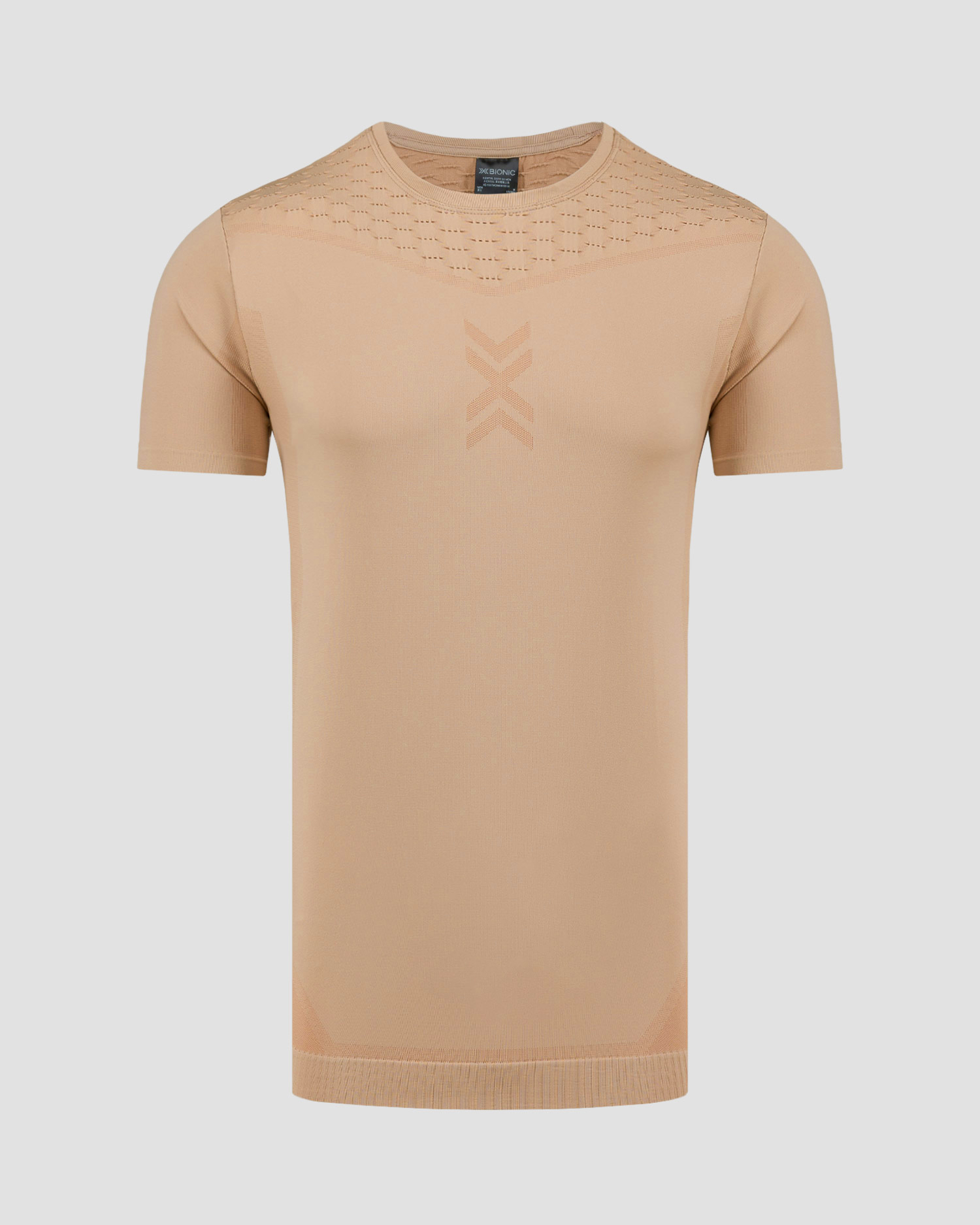 Koszulka multisportowa męska X-Bionic X-Ential Shirt beżowa