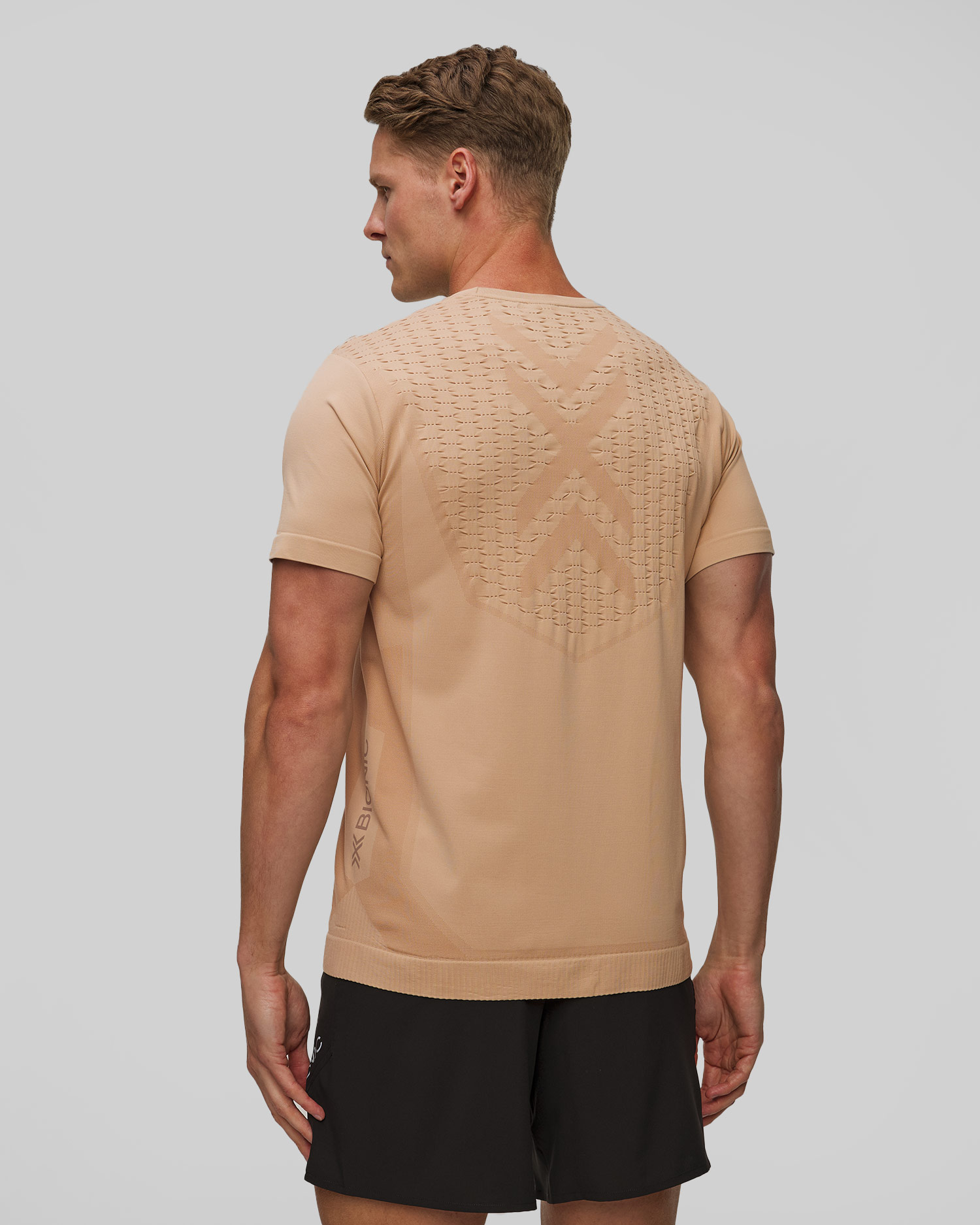 Koszulka multisportowa męska X-Bionic X-Ential Shirt beżowa