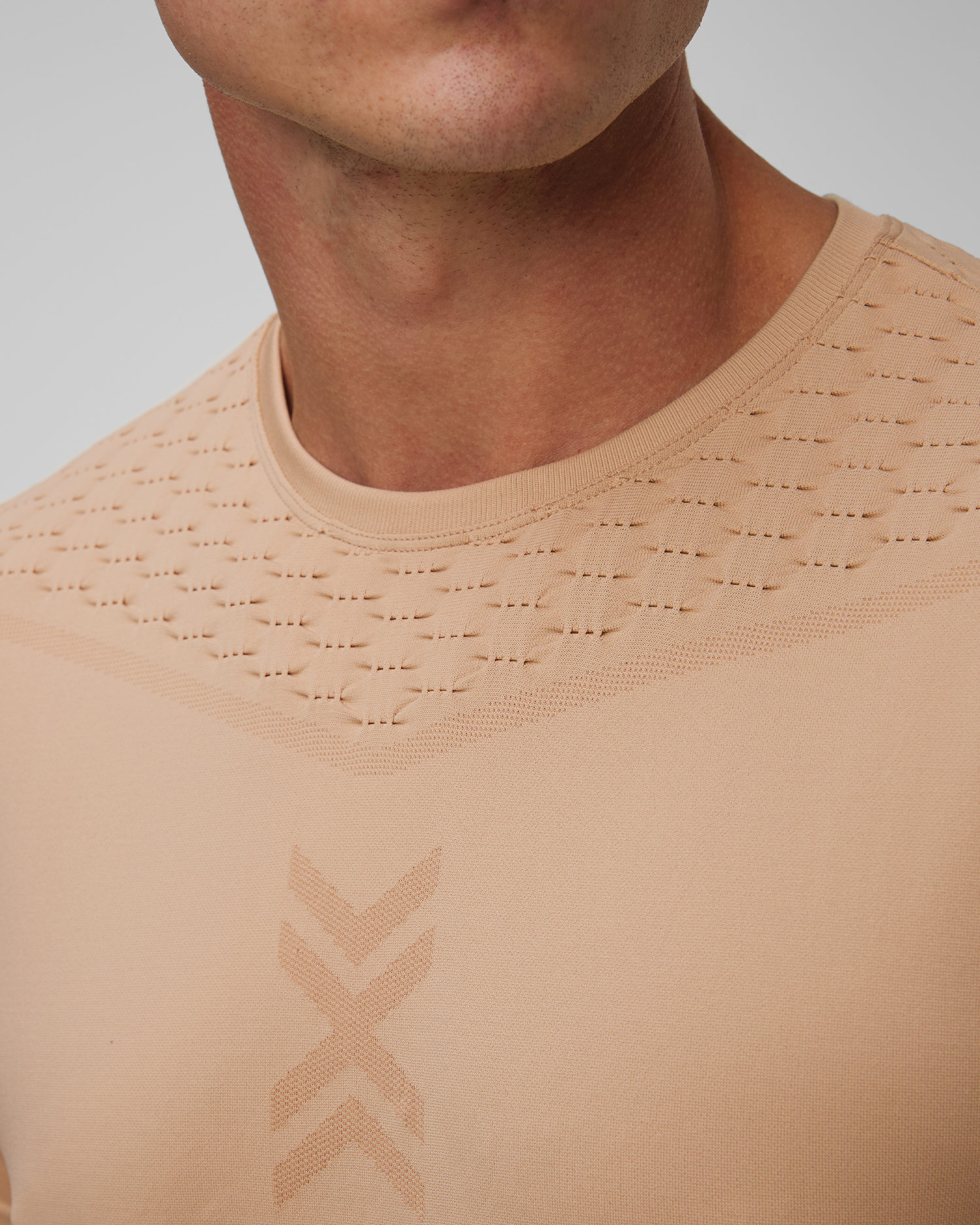 Koszulka multisportowa męska X-Bionic X-Ential Shirt beżowa