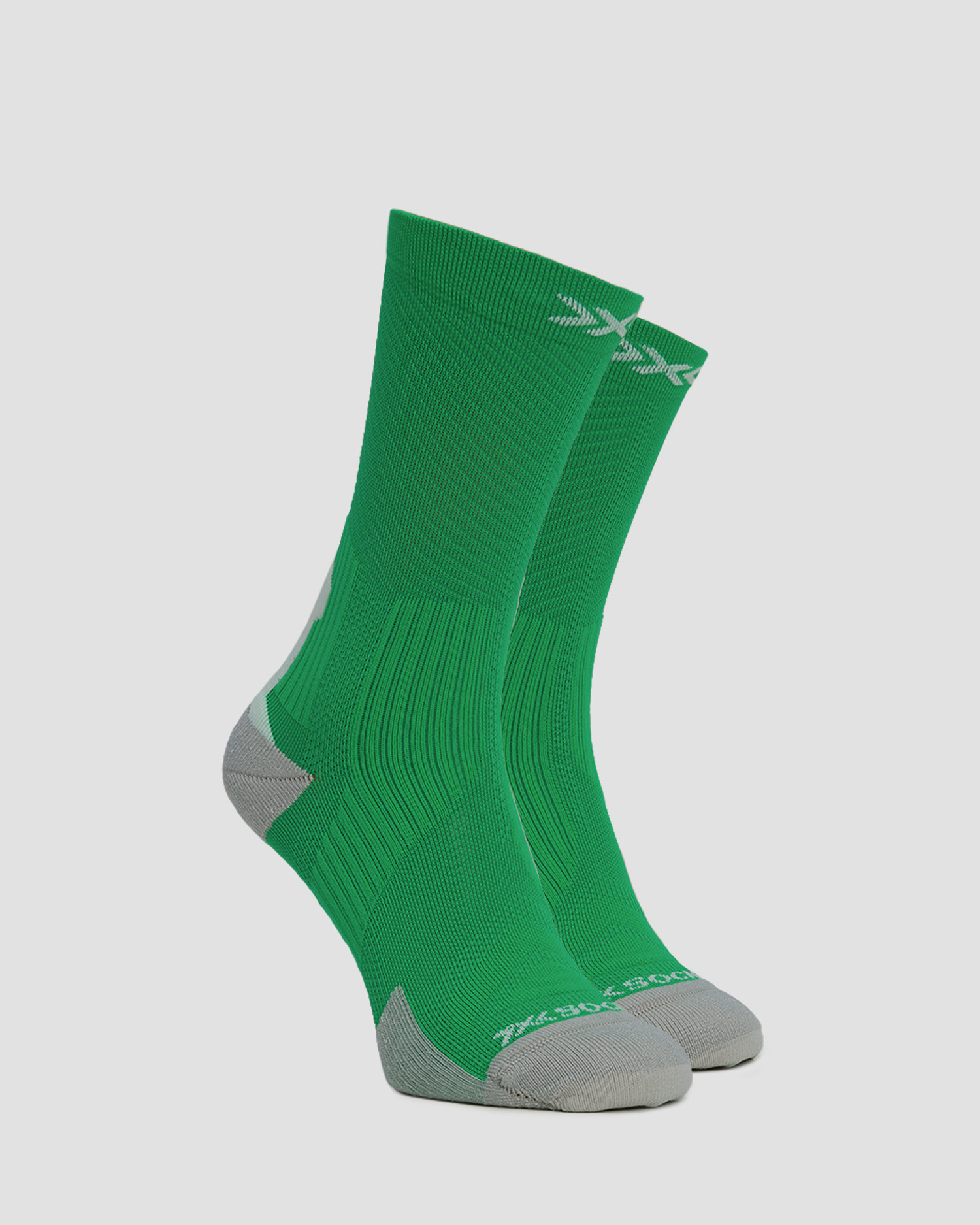 Skarpety rowerowe X-Socks Bike Perform Crew zielone, Kolor/Wzór: Zielony