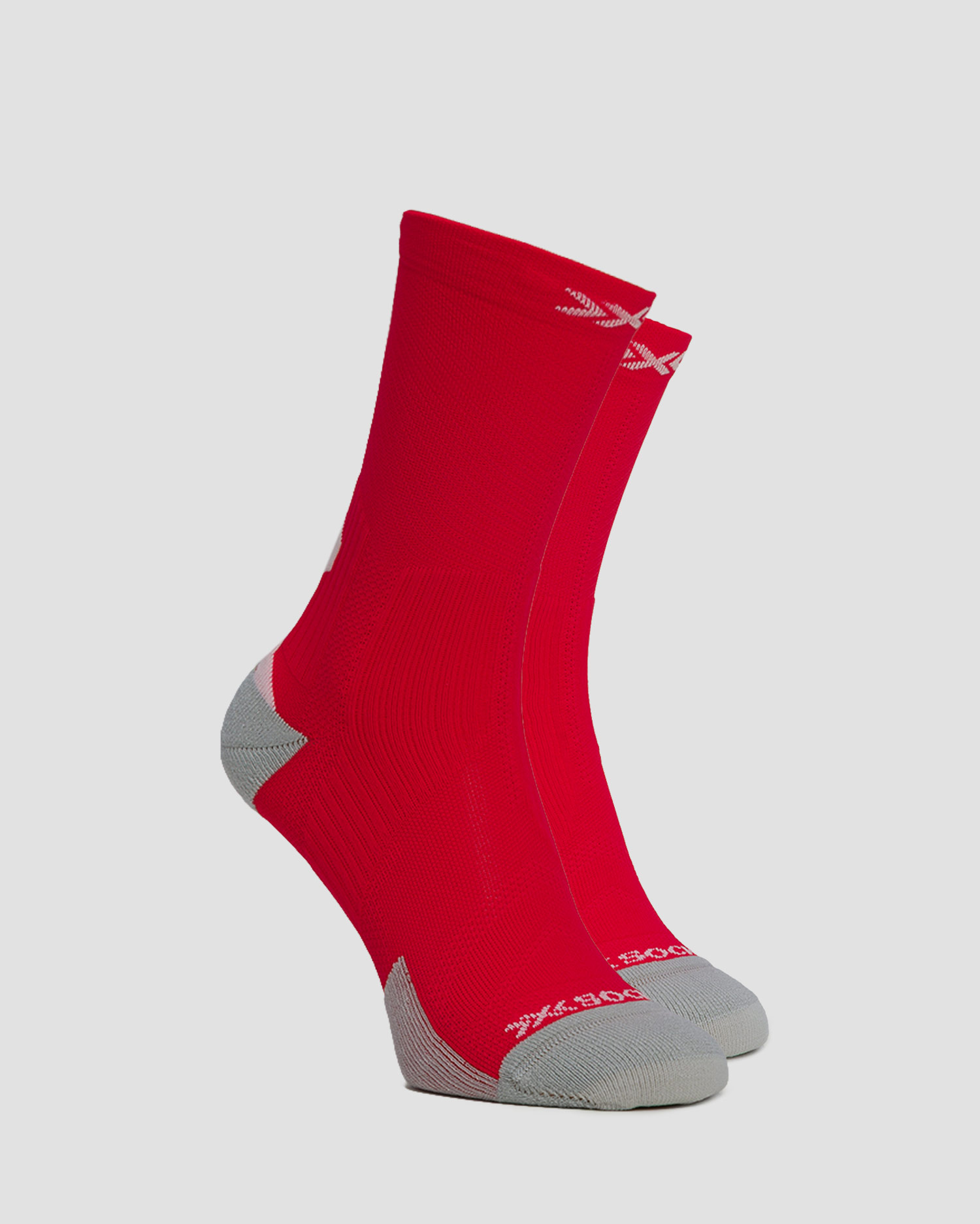 Skarpety rowerowe X-Socks Bike Perform Crew czerwone, Kolor/Wzór: Czerwony