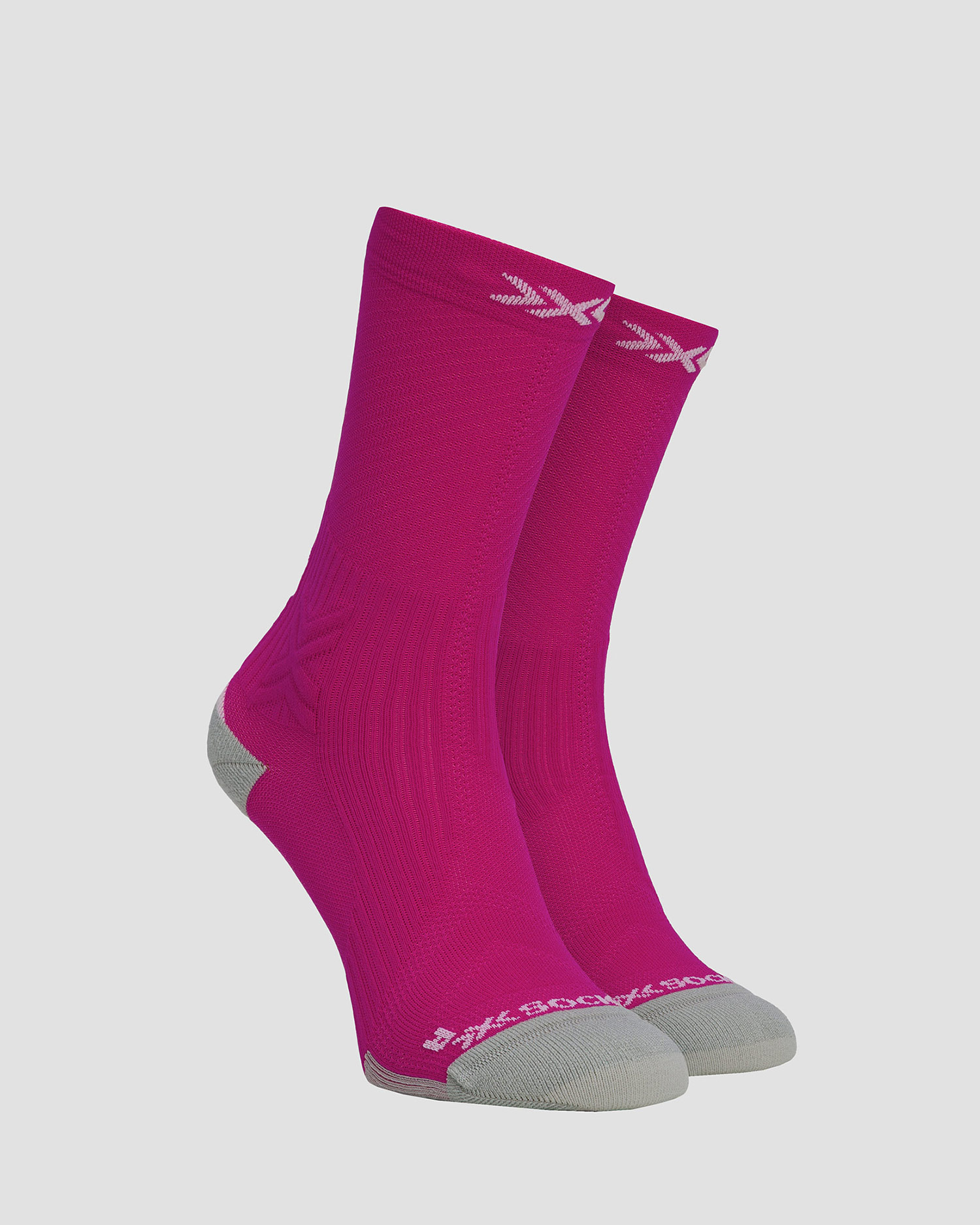 Skarpety rowerowe X-Socks Bike Perform Crew różowe, Kolor/Wzór: Różowy