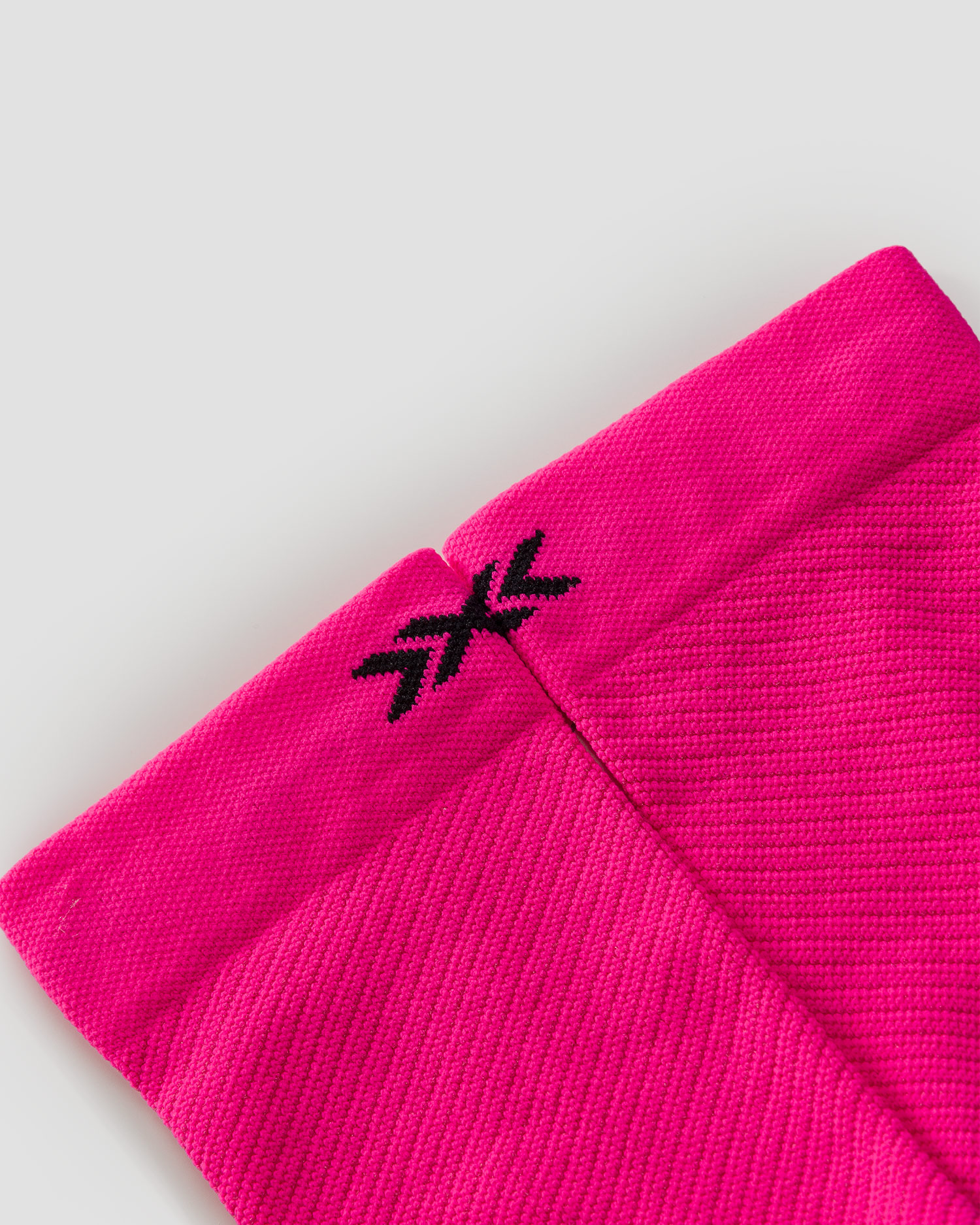 Chaussettes de cyclisme noires et roses X-Socks Bike Expert Crew