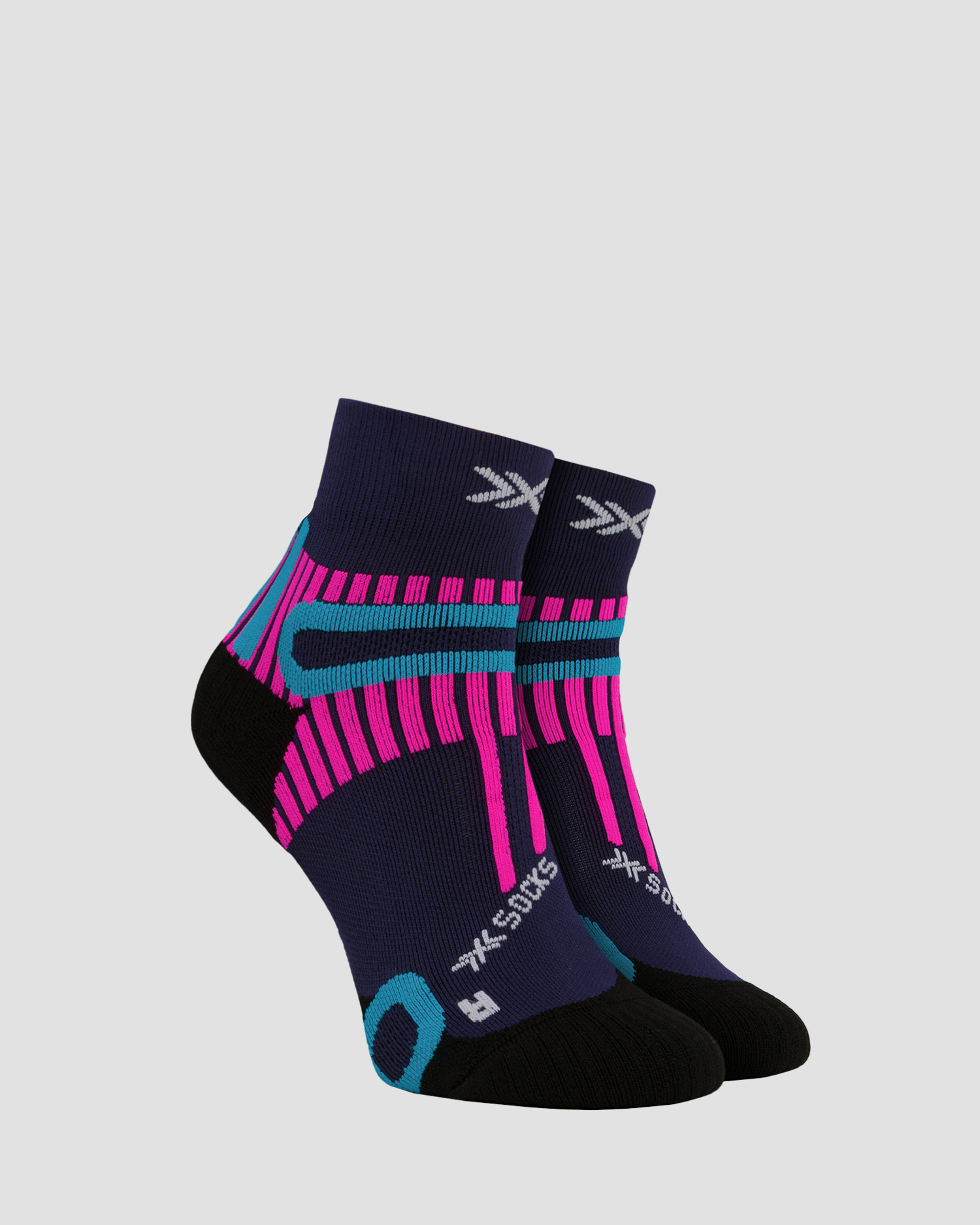 X-Socks Hike Perform Ankle Trekkingsocken, Farbe/Muster: Granatowy
