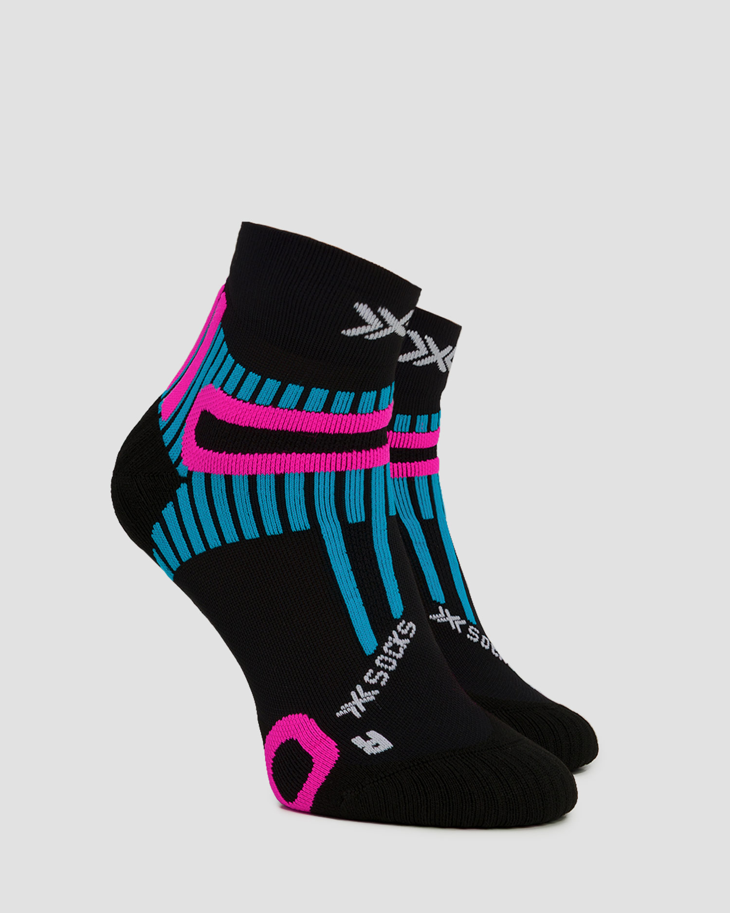 X-Socks Hike Perform Ankle Trekkingsocken, Farbe/Muster: Czarny