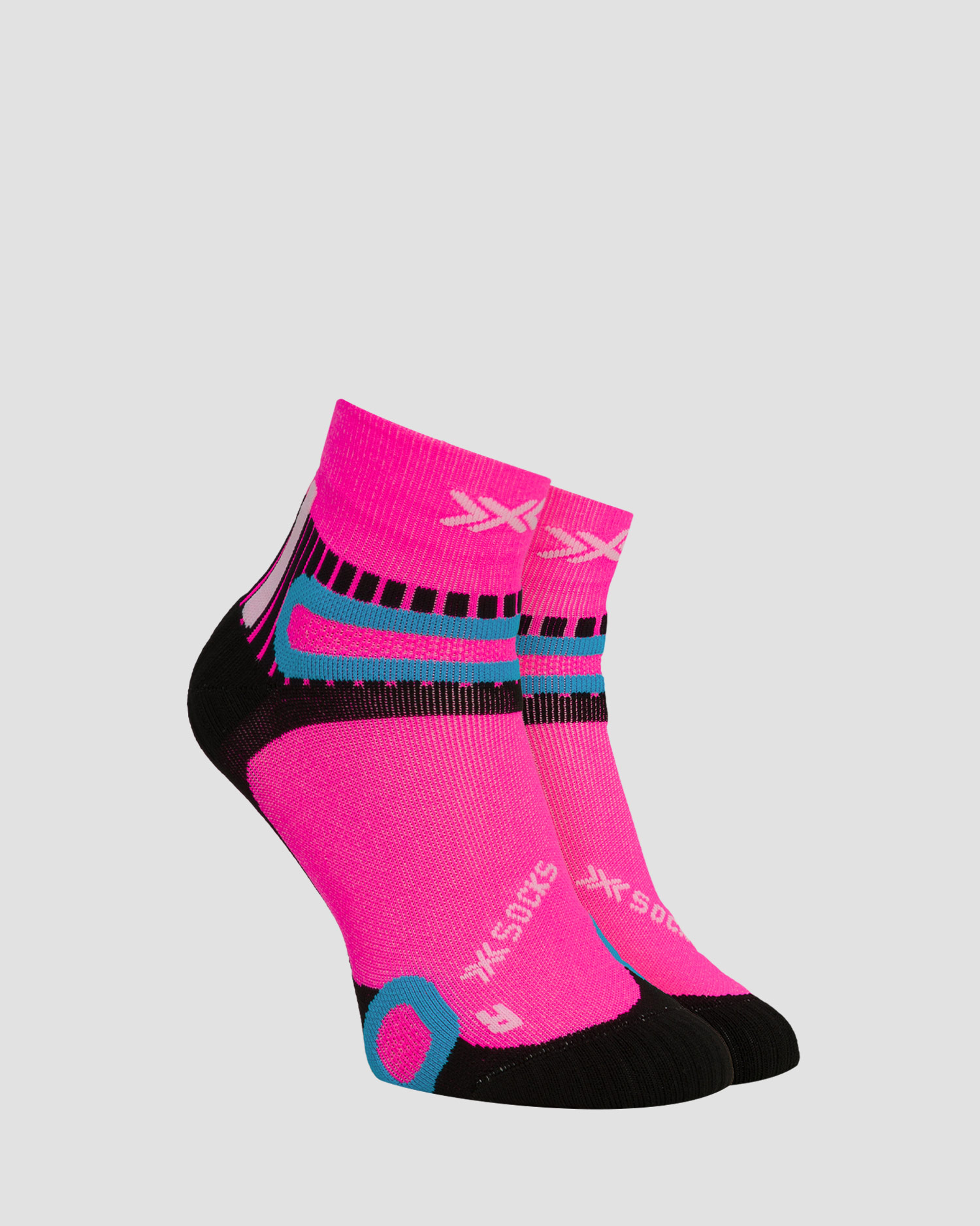 Trekingové ponožky X-Socks Hike Discover Ankle, Farba-Vzor: Różowy