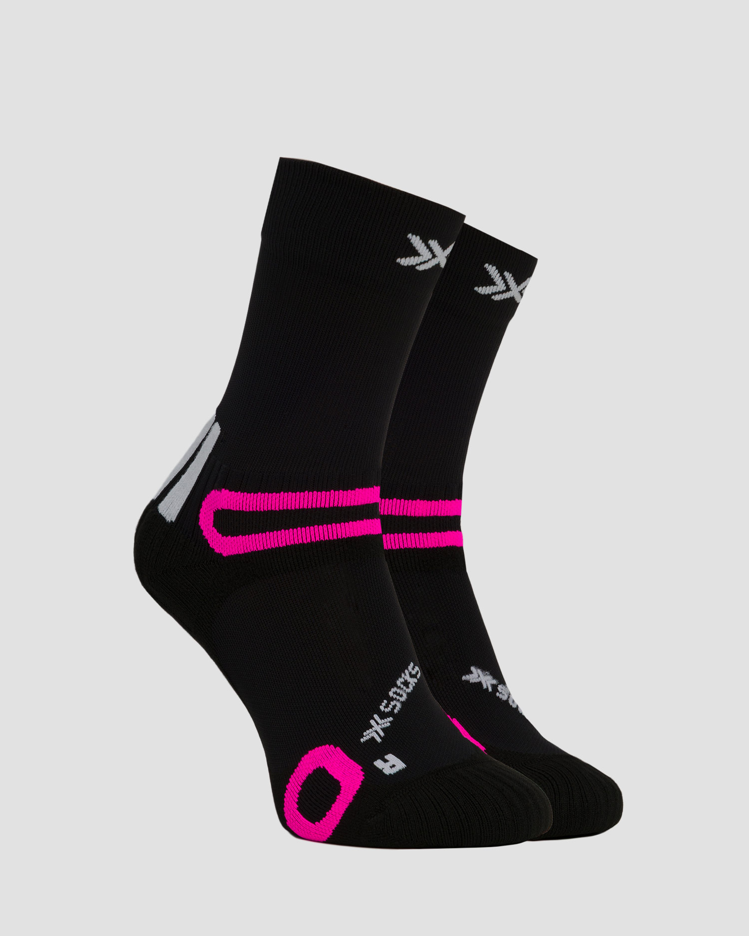 X-Socks Hike Discover Crew Trekkingsocken, Farbe/Muster: Czarny
