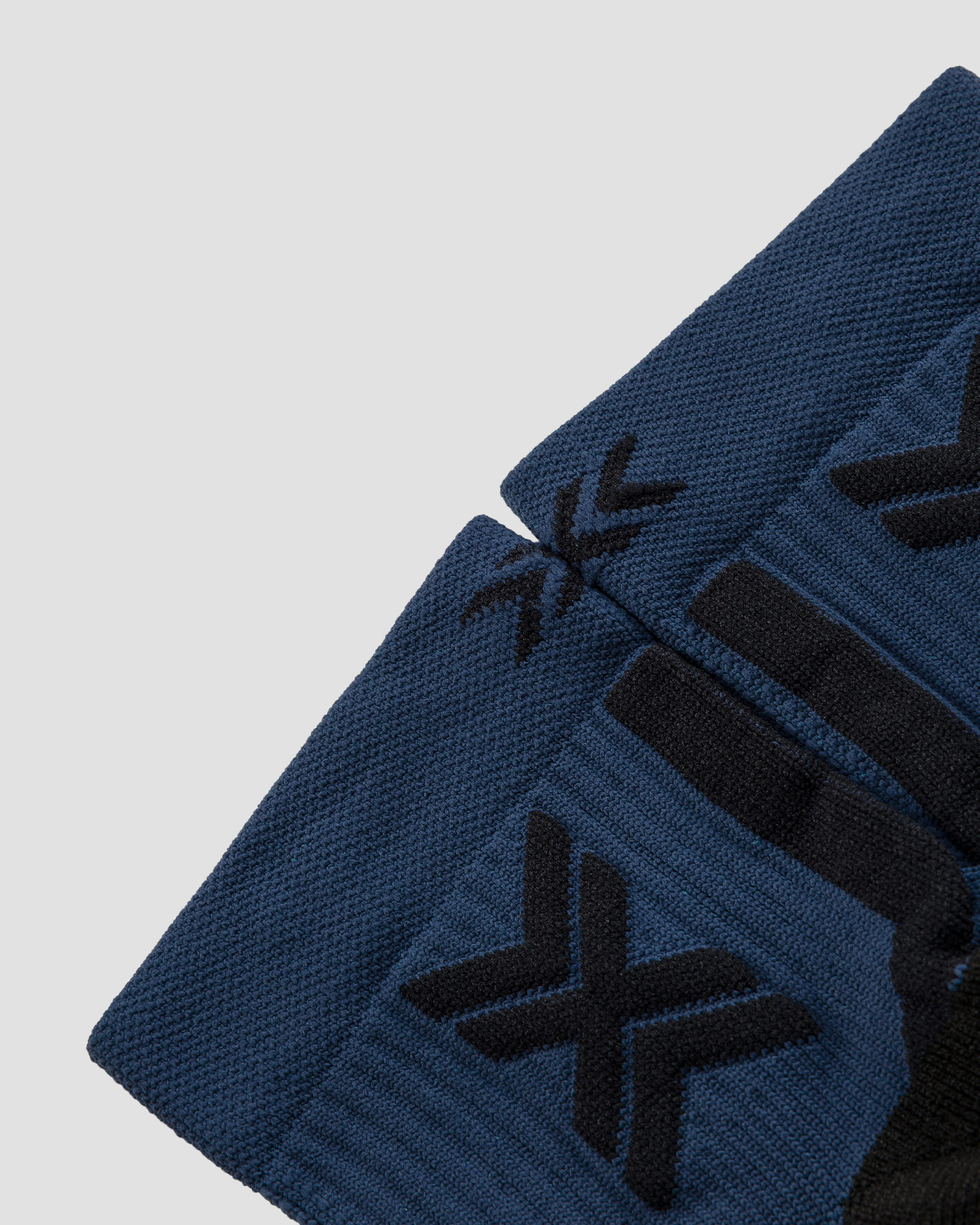 Calzini da corsa X-Socks Run Discover Ankle blu scuro-nero