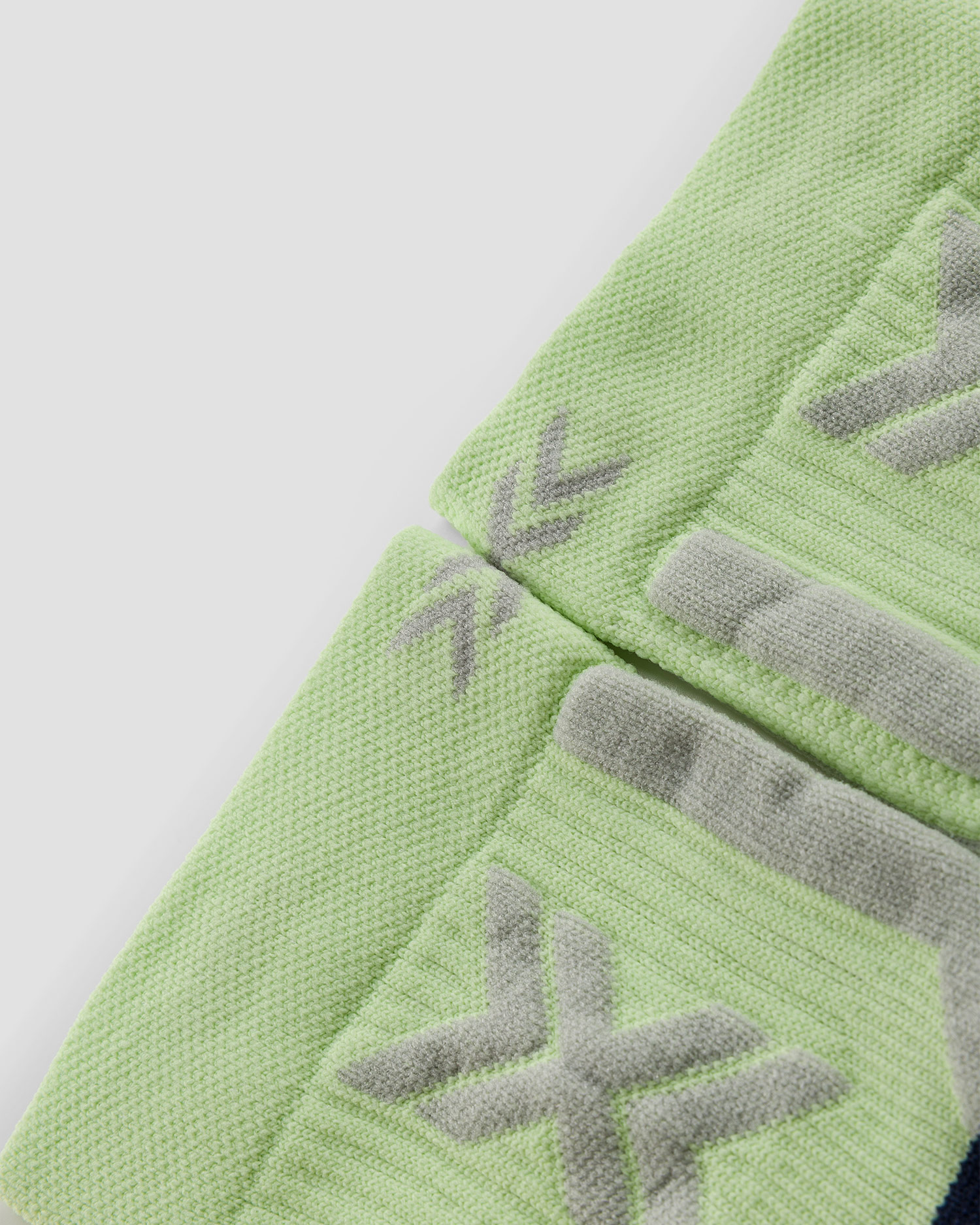 Calzini da corsa X-Socks Run Discover Ankle lime-nero