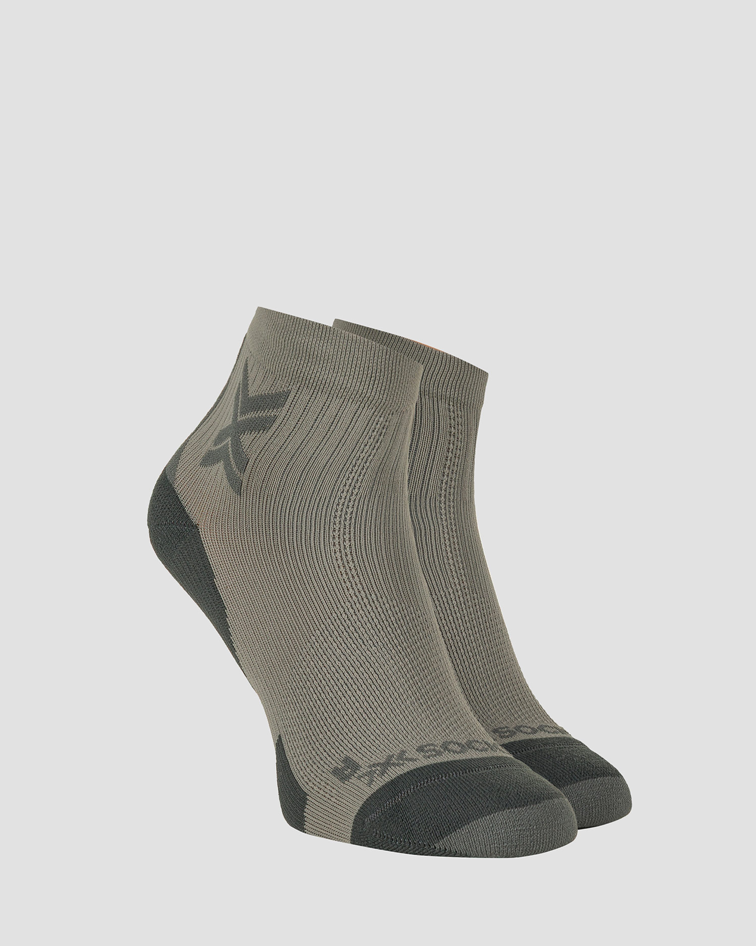 Bežecké ponožky X-Socks Run Discover Ankle khaki