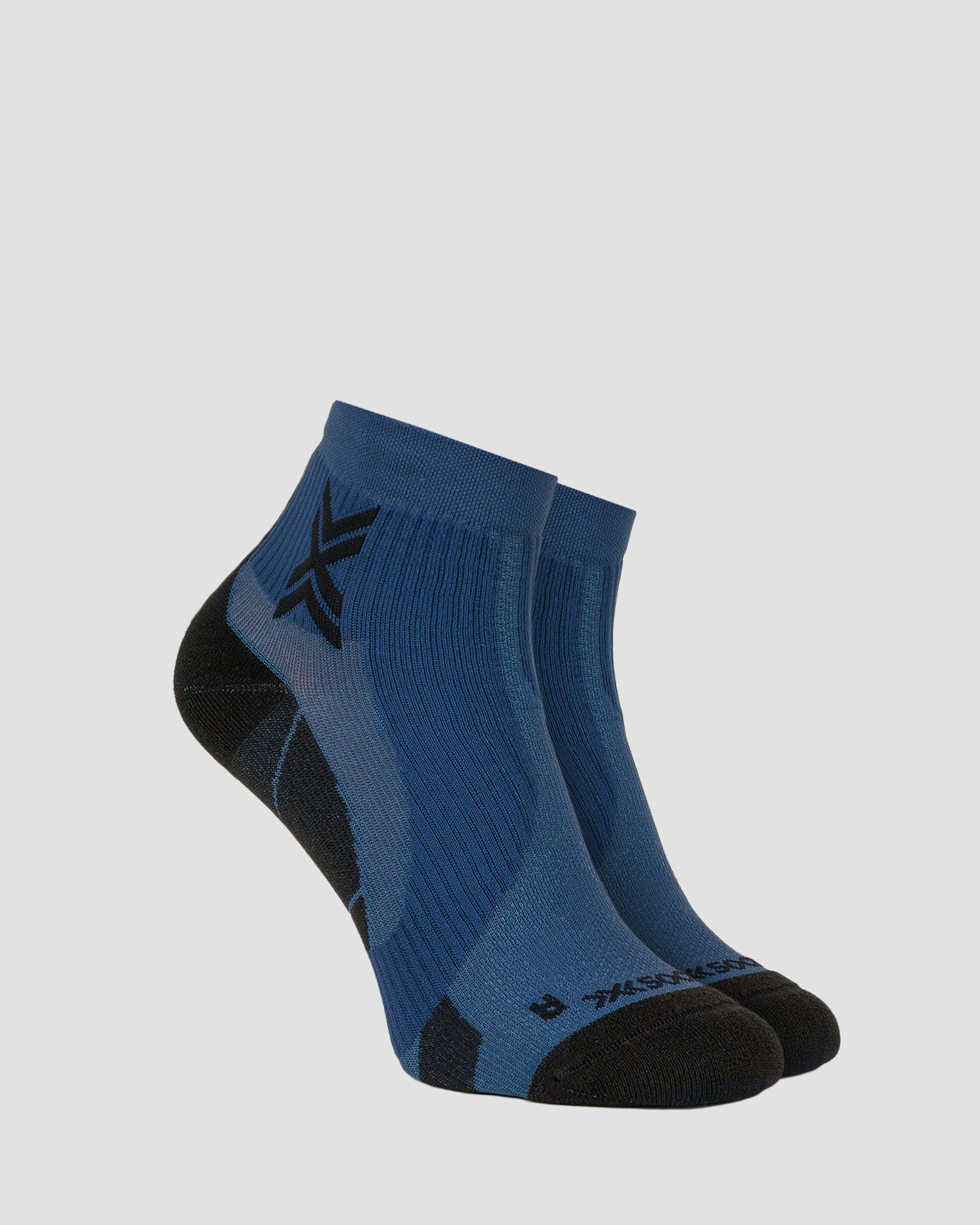 Běžecké ponožky X-Socks Run Perform Ankle v Tmavě Modré a Černé Barvě