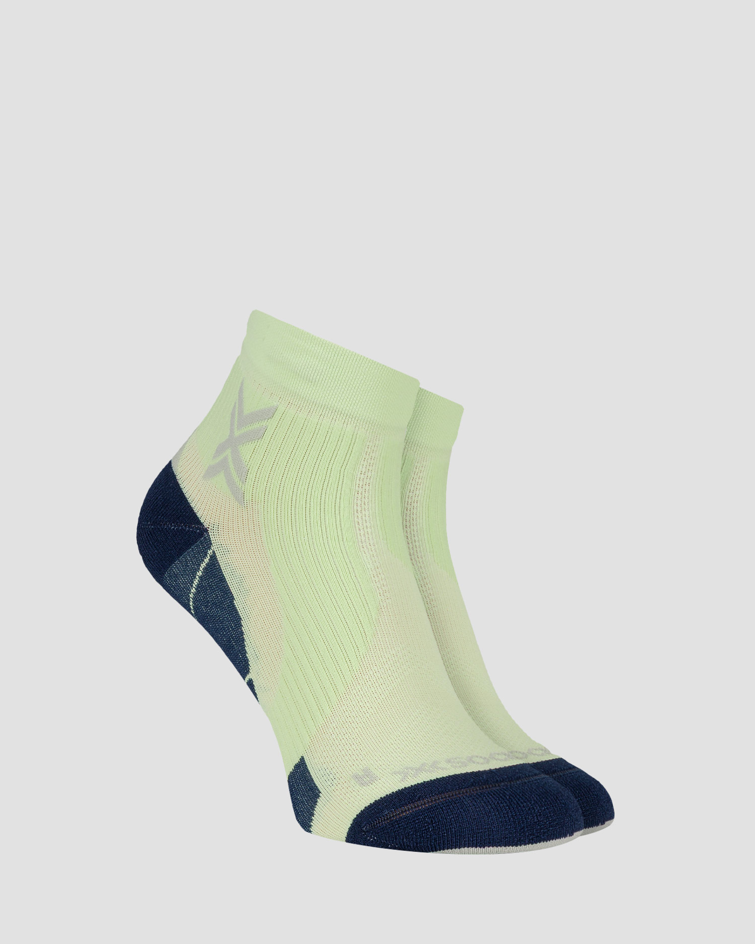 Calzini da corsa X-Socks Run Perform Ankle lime-nero