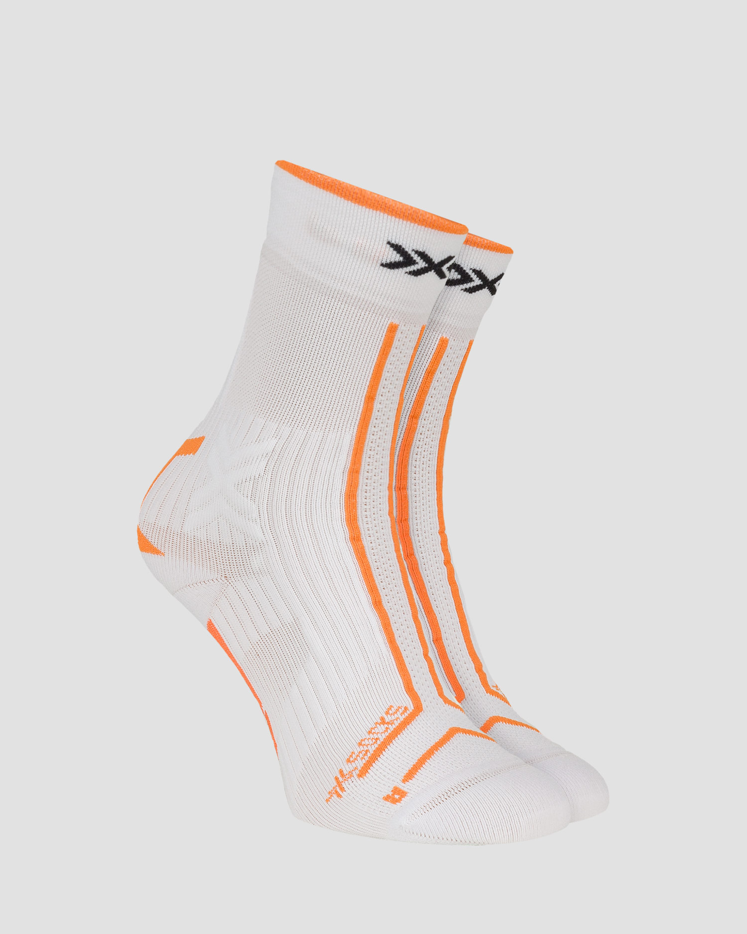 Calzini da trail X-Socks Trailrun Terraskin Expert Crew bianchi
