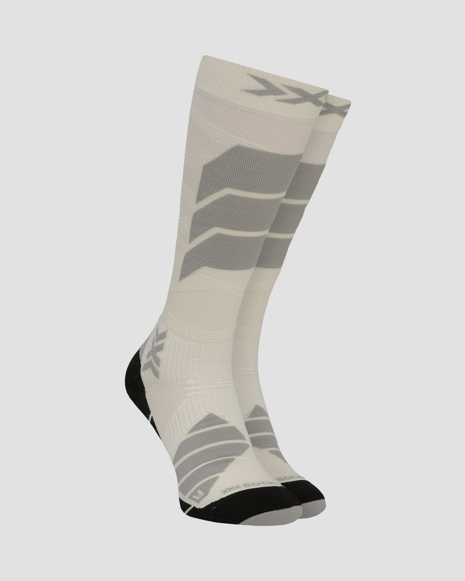 Skarpety narciarskie X-Socks Ski Expert Cashmere OTC beżowo-szare