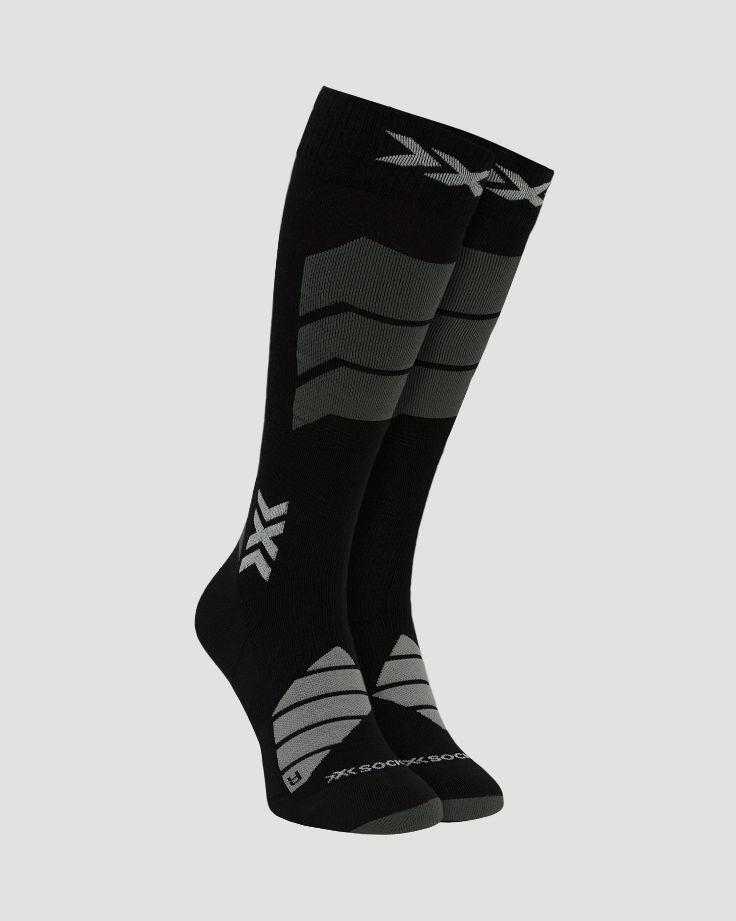 Skarpety narciarskie X-Socks Ski Expert Silk Merino OTC czarno-szare