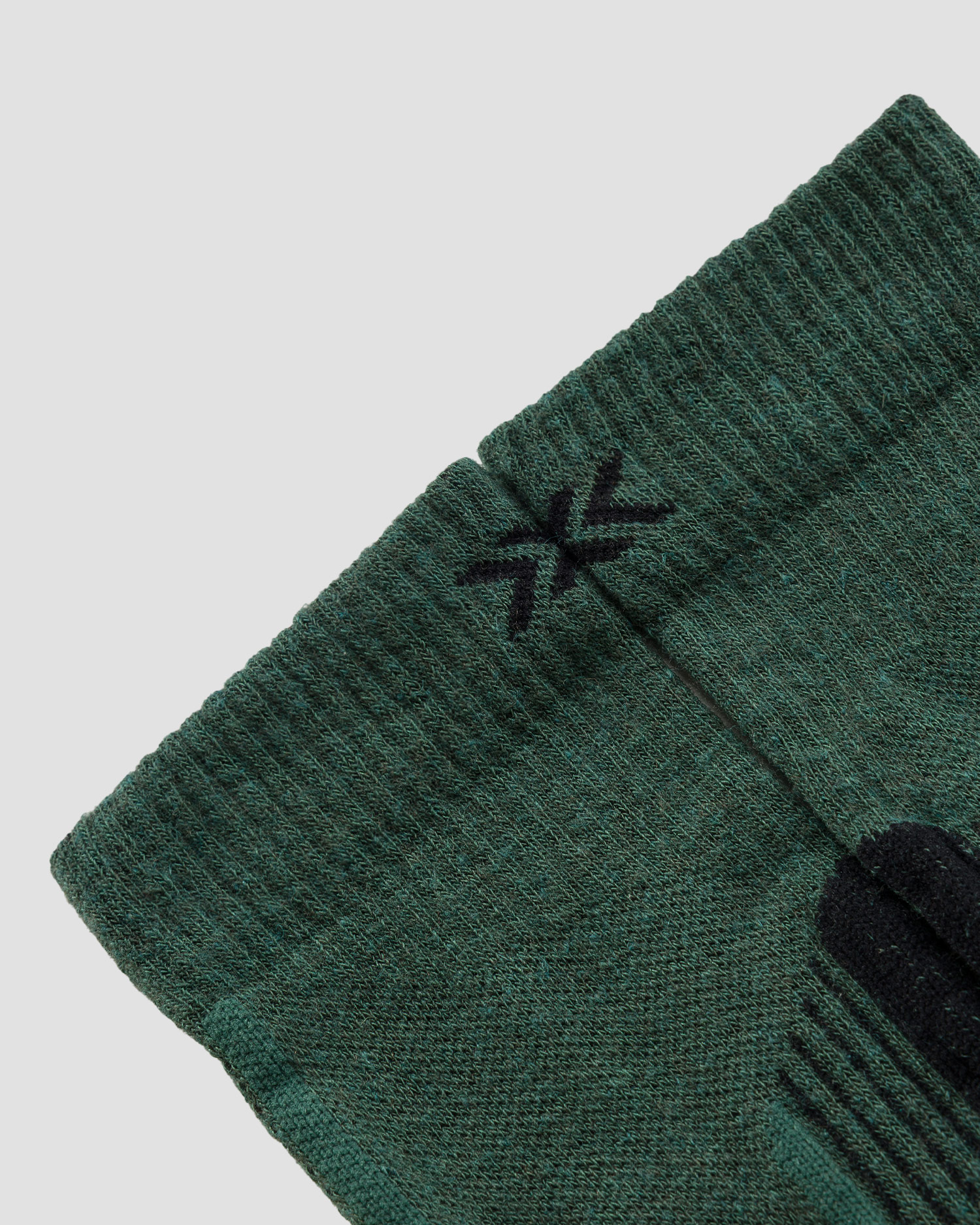 Skarpety trekkingowe X-Socks Hike Perform Merino Crew zielono-czarne