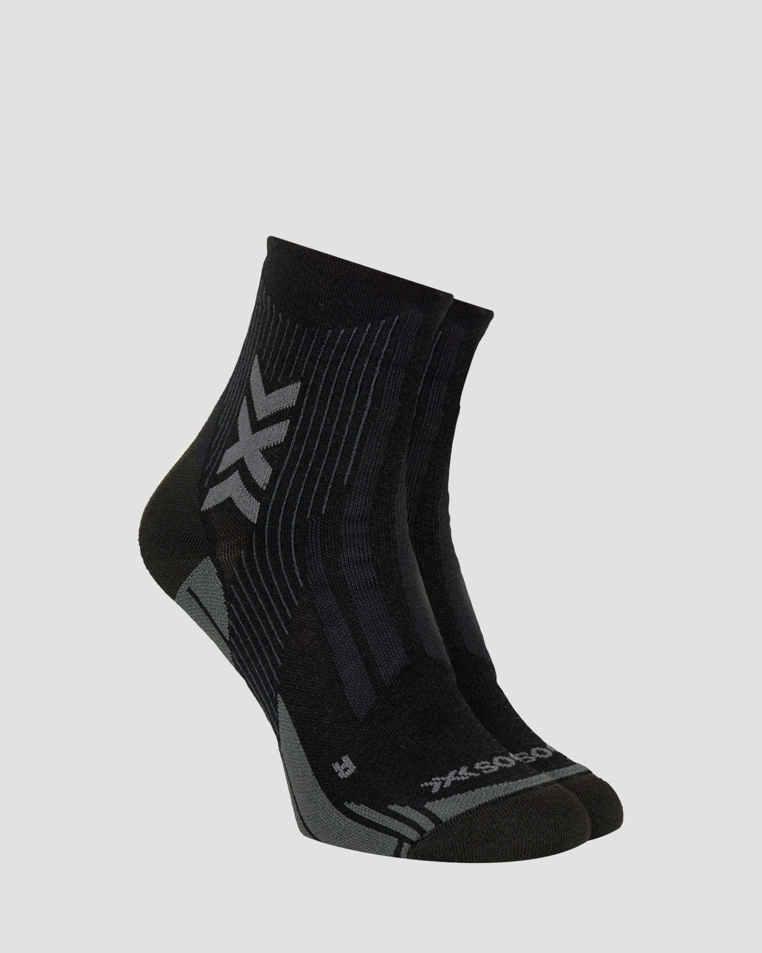 Trekové ponožky X-Socks Hike Perform Natural Ankle v Černé Barvě