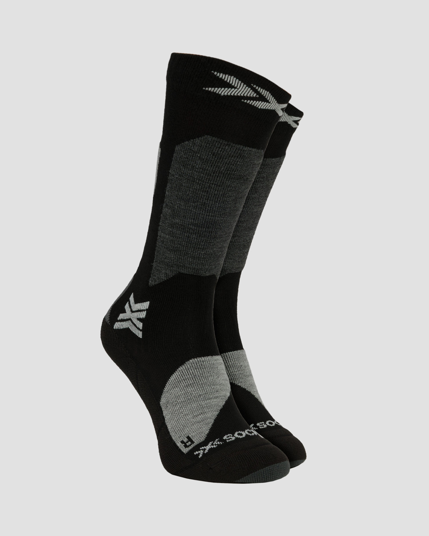 Dětské lyžařské ponožky X-Socks Ski Discover OTC Jr v Černé Barvě