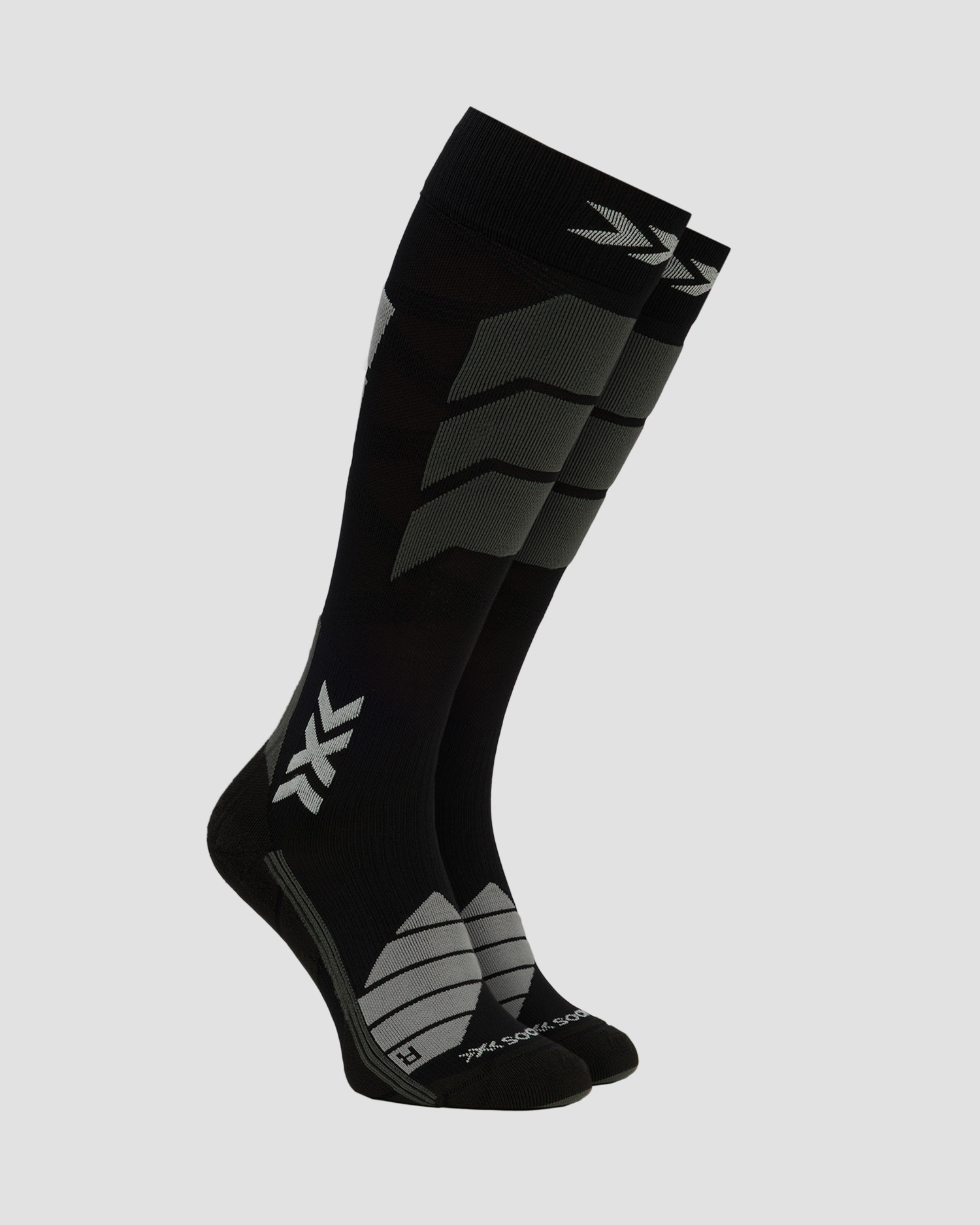 Women's X-Socks Ski Expert OTC black-grey