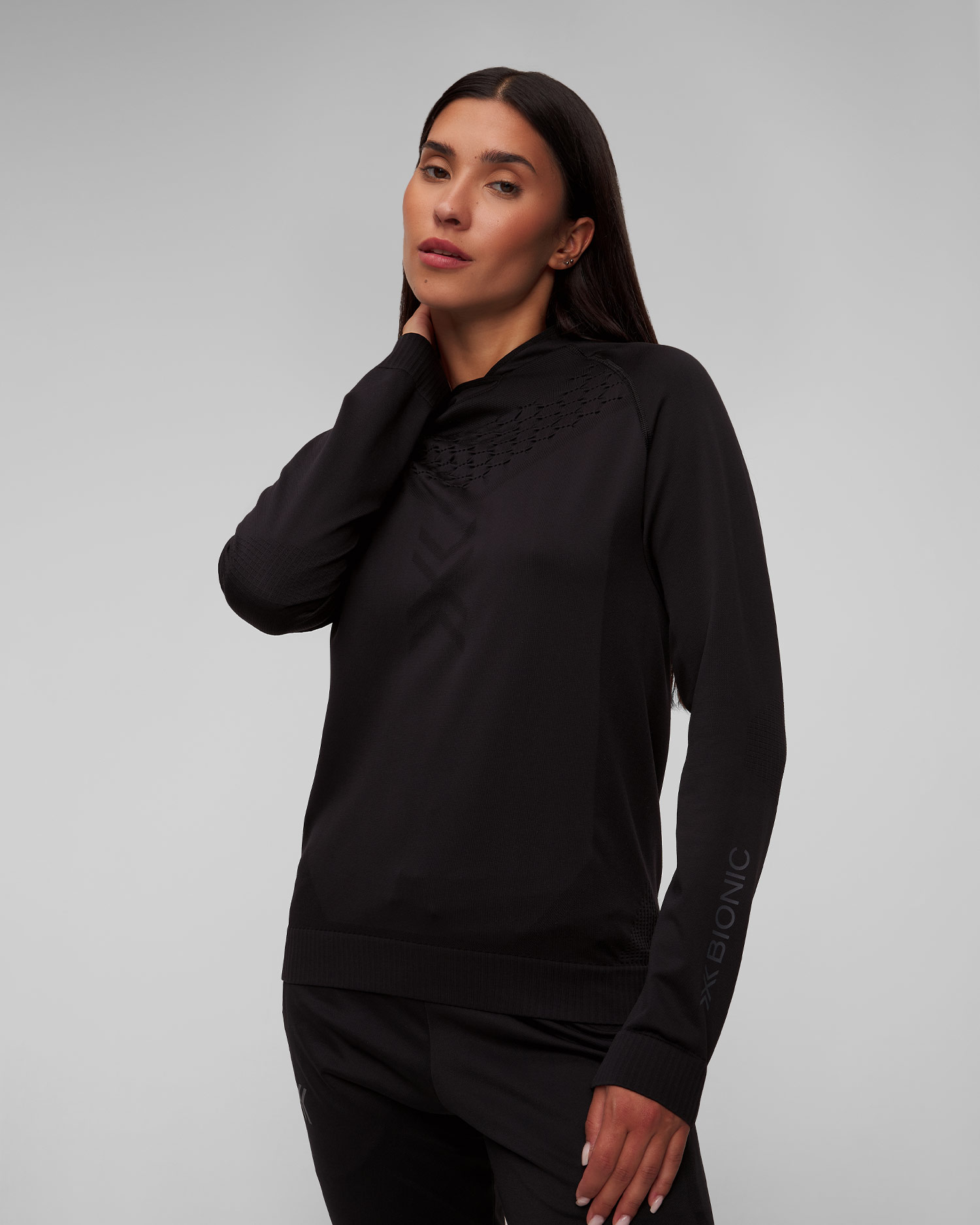 Mikina s kapucou unisex X-Bionic X-Ential Hoody LS
