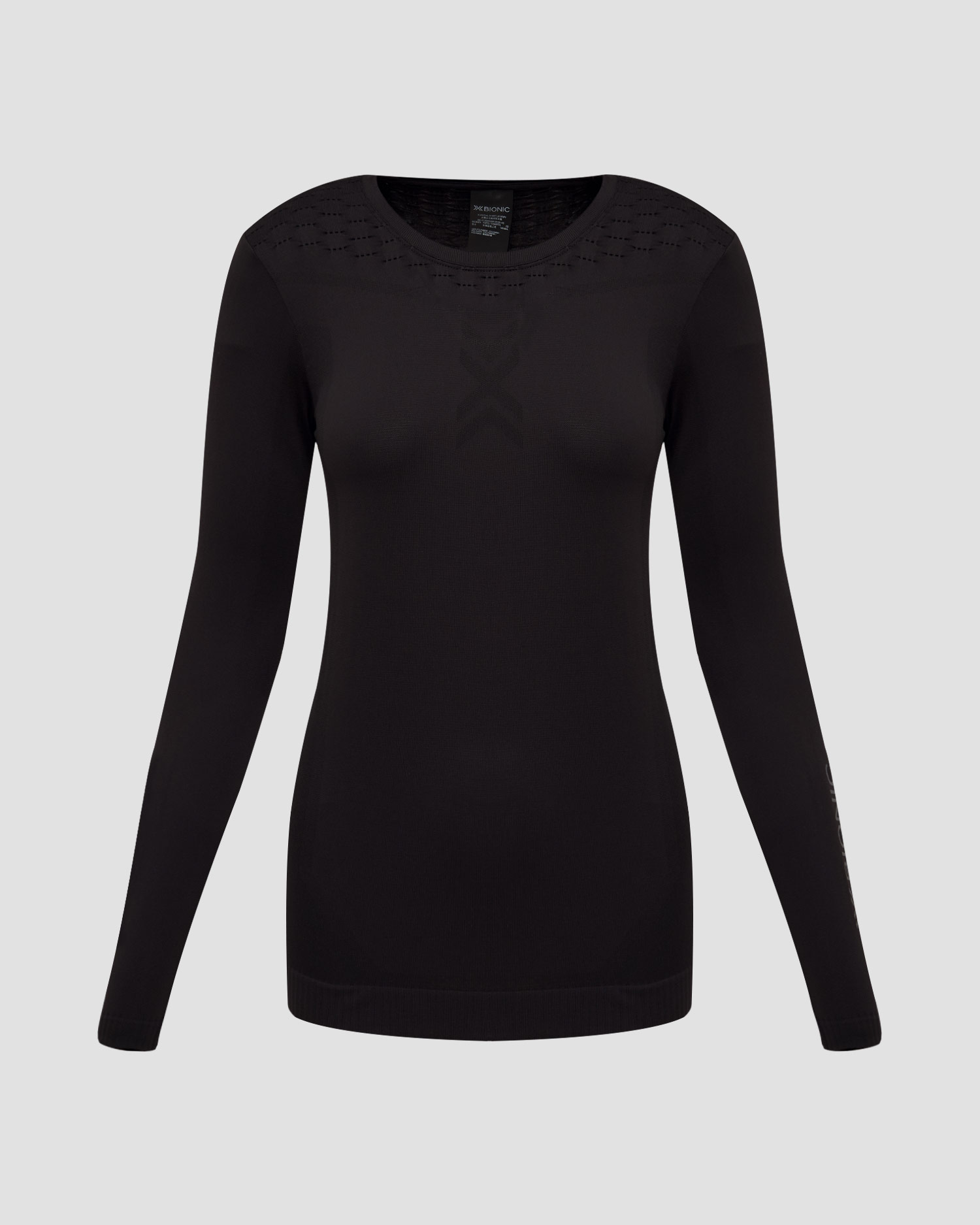 Tricou negru cu mânecă lungă pentru femei X-Bionic X-Ential Shirt LS
