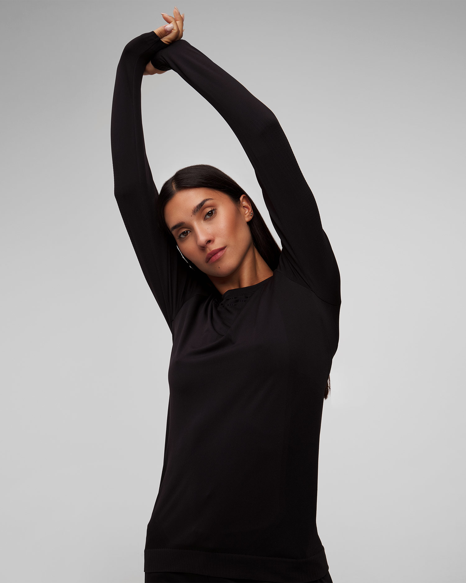 Longsleeve damski X-Bionic X-Ential Shirt LS czarny