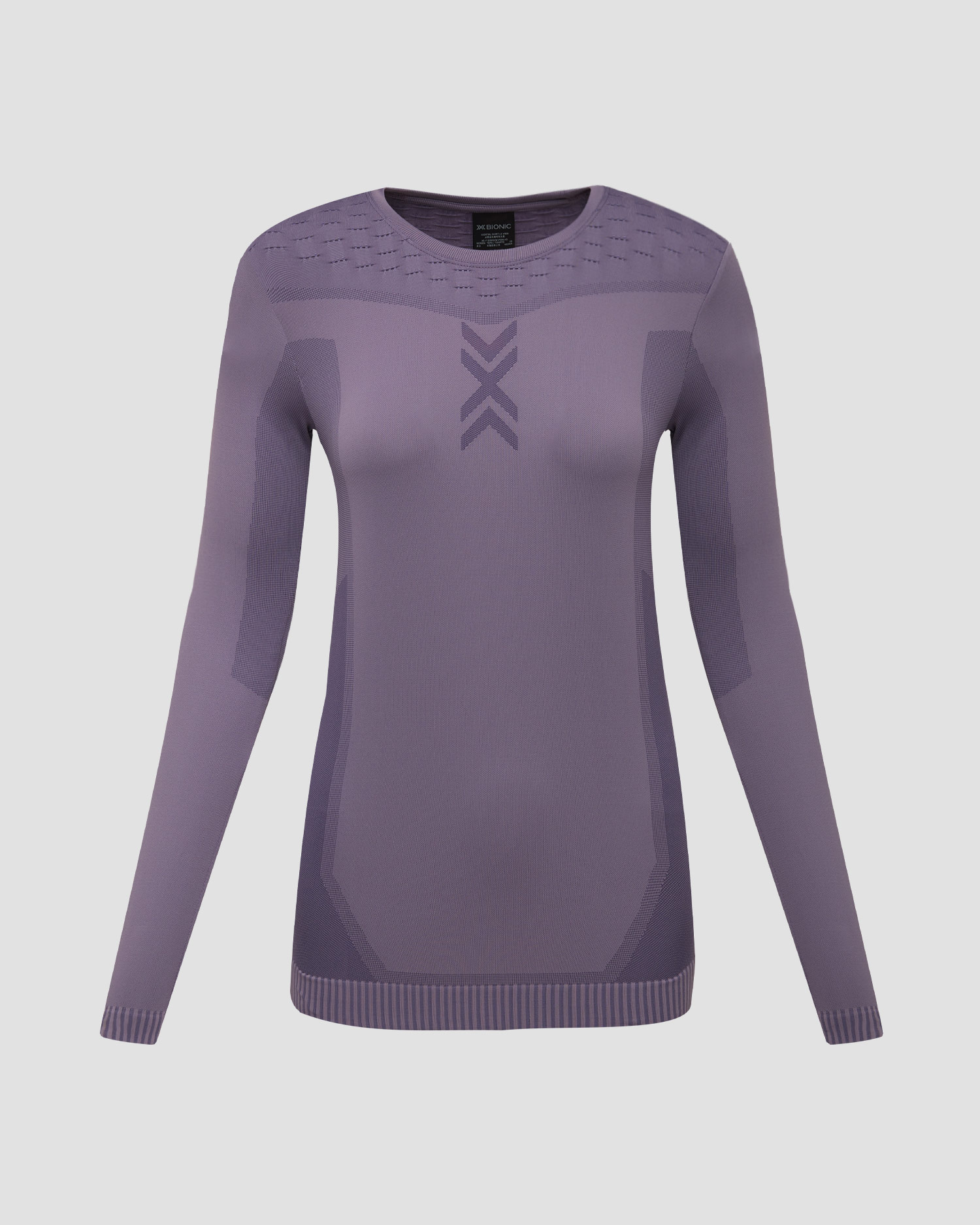 Tricou gri cu mânecă lungă pentru femei X-Bionic X-Ential Shirt LS