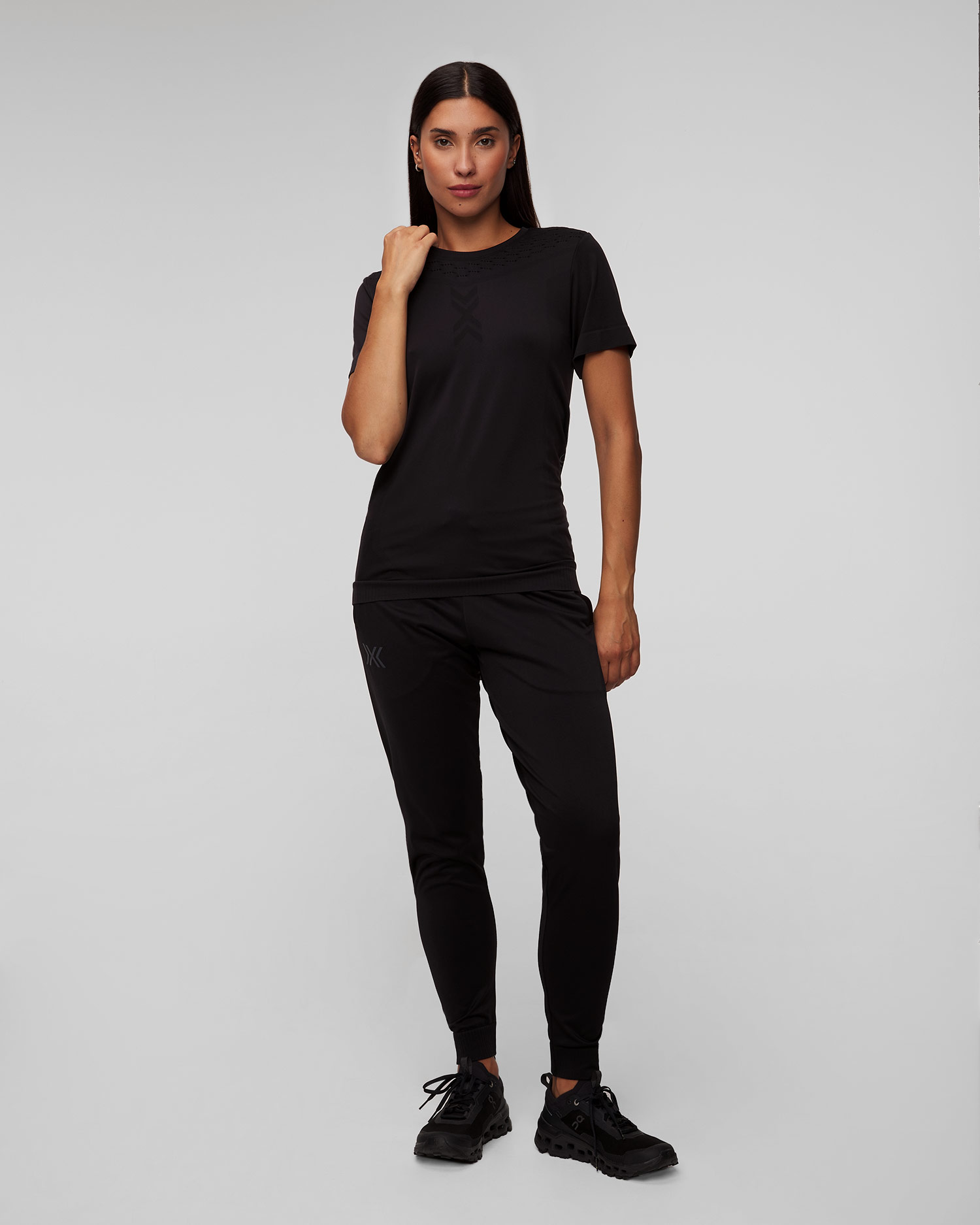 Dámske čierne tričko s krátkym rukávom X-Bionic X-Ential Shirt SS