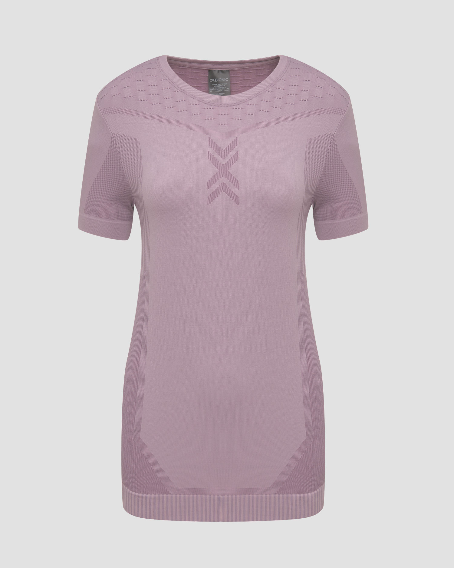 Koszulka z krótkim rękawem damska X-Bionic X-Ential Shirt SS fioletowa