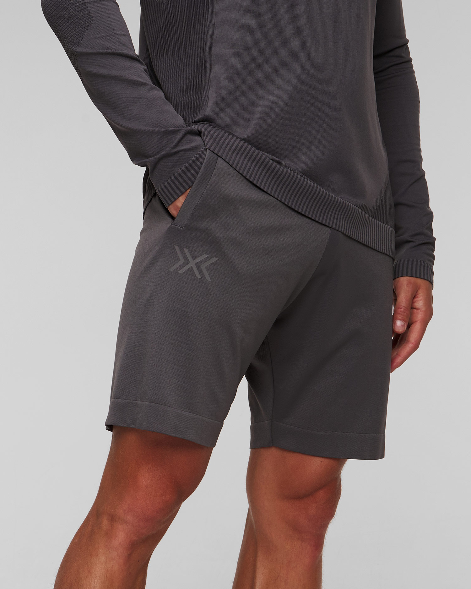 Pánske šedé šortky X-Bionic X-Ential Shorts