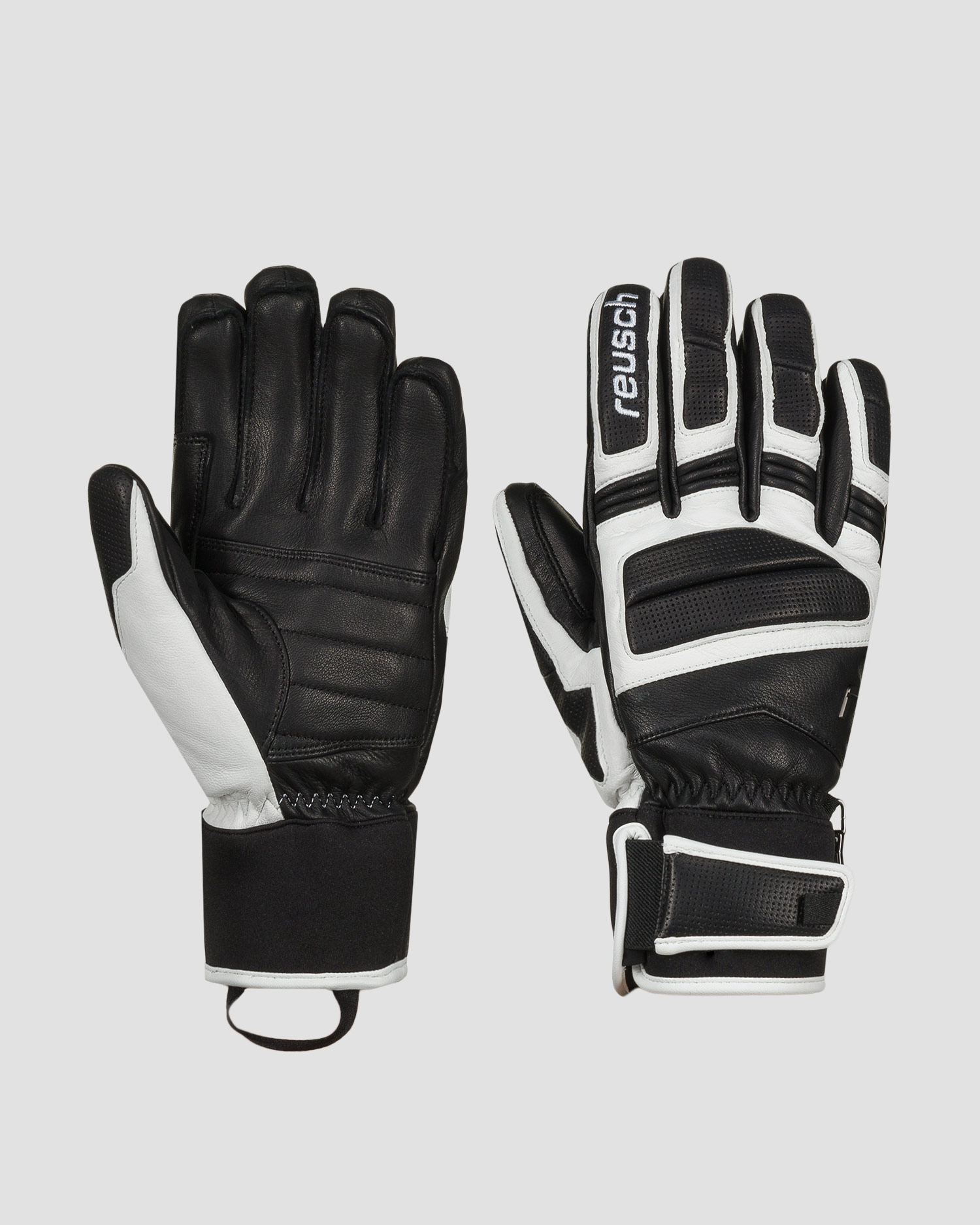 Černé lyžařské rukavice Reusch Master Pro