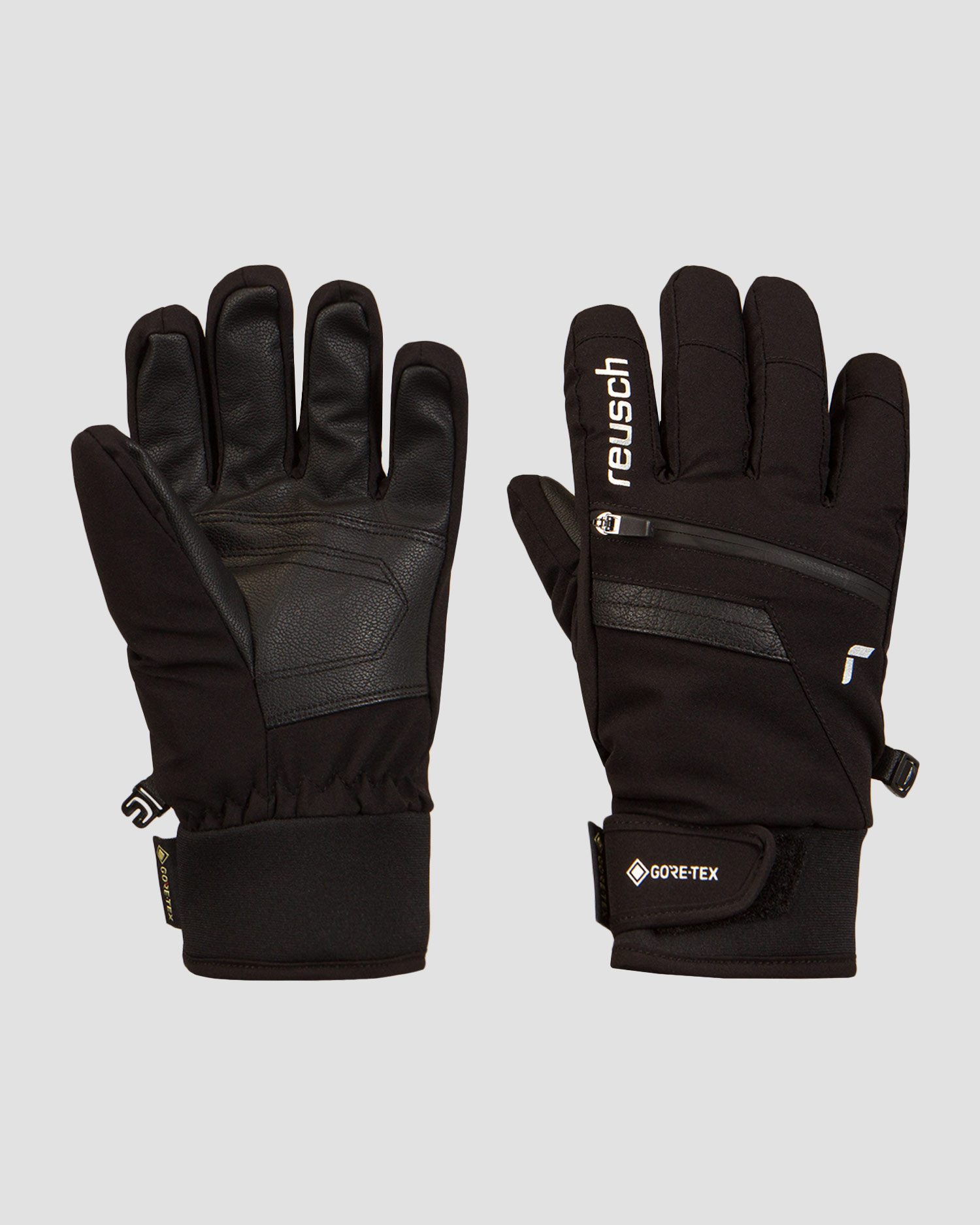 Children's black gloves Reusch Travis GORE-TEX