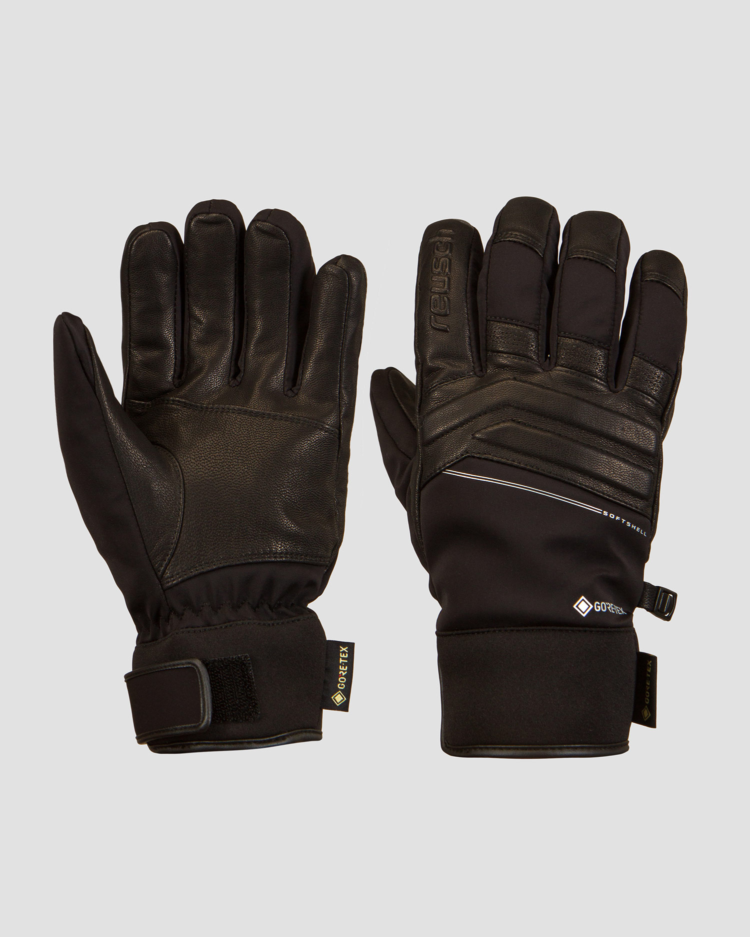 Rękawice narciarskie czarne Reusch Jupiter GORE-TEX, Kolor/Wzór: Czarny